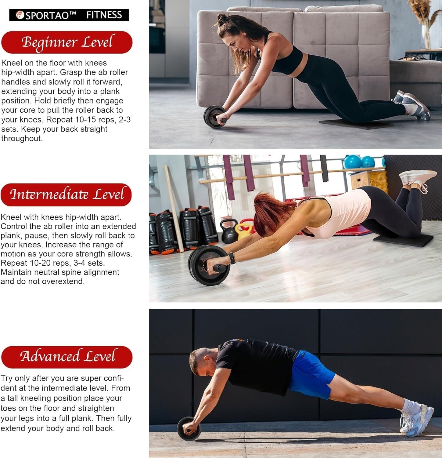 Wałek do ćwiczeń brzucha, siłownia domowa, fitness w biurze, trening całego ciała, wzmacniający mięśnie, plecy, ramiona i rdzeń