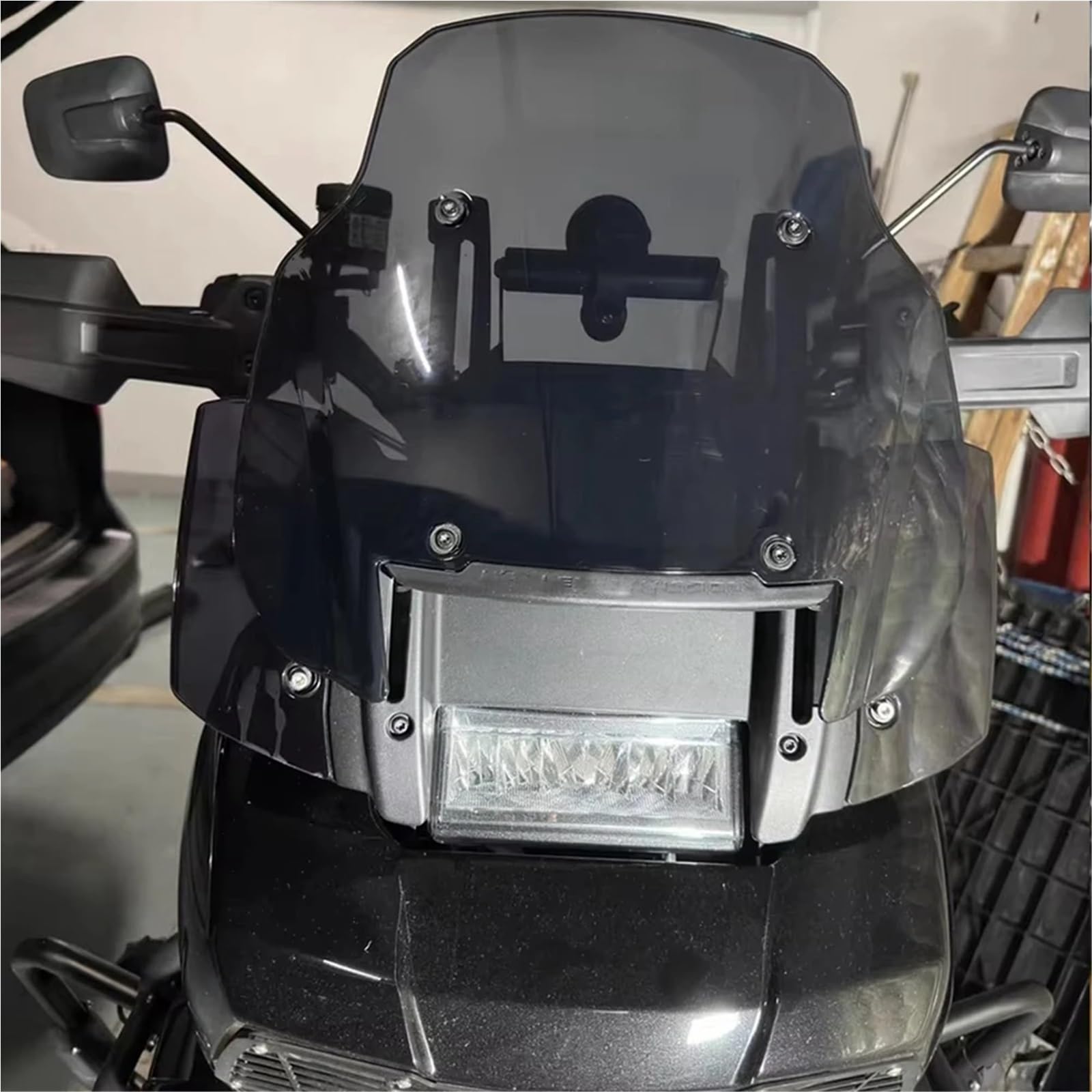 Pasuje do PAN AMERICA 1250S PA1250 PANAMERICA1250 2021+UP Motocykl Szyba przednia Szyba przednia Adventure 11"(GRAY)