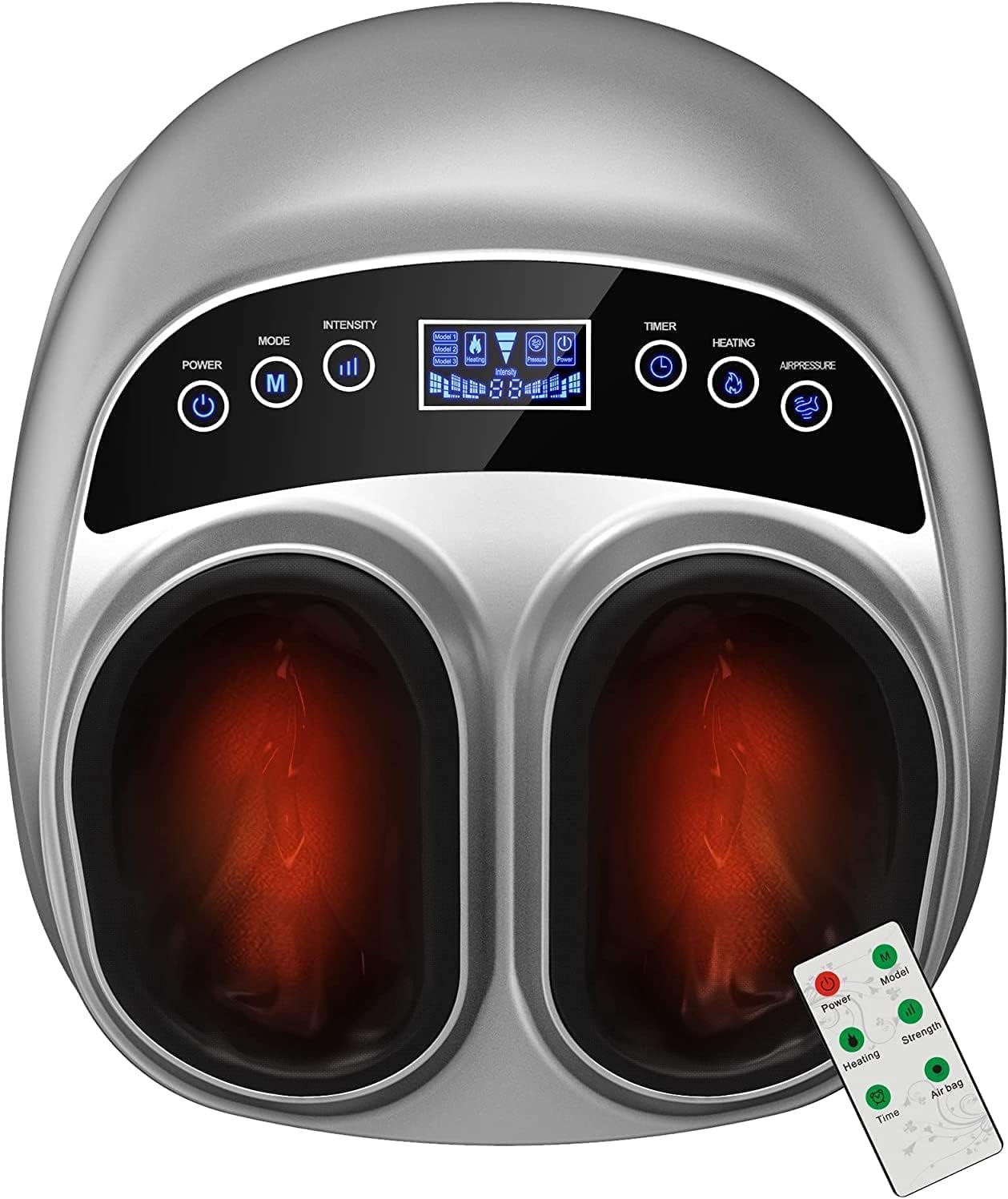 Amazon.com: Tenpeek Foot Massager, Shiatsu Feet Machine with Heat ...