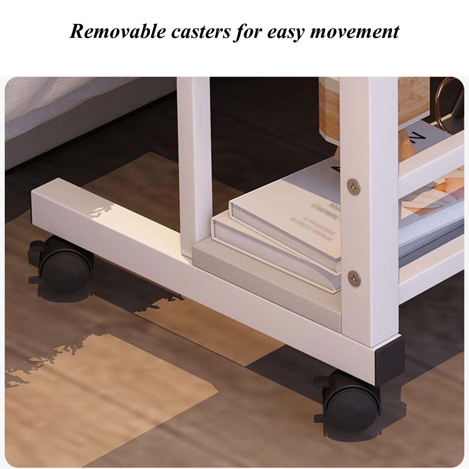Genérico Mesa Sobrecama con Ruedas, Mesa sobre Silla Ajustable, Mesa Hospitalaria Multicapa Sobrecama con Ruedas, Mesa para Comer en la Cama, mesas auxiliares para Discapacitados