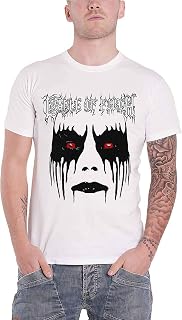 Cradle Of Filth T Shirt Dani Make Up Band Logo Official Unisex White