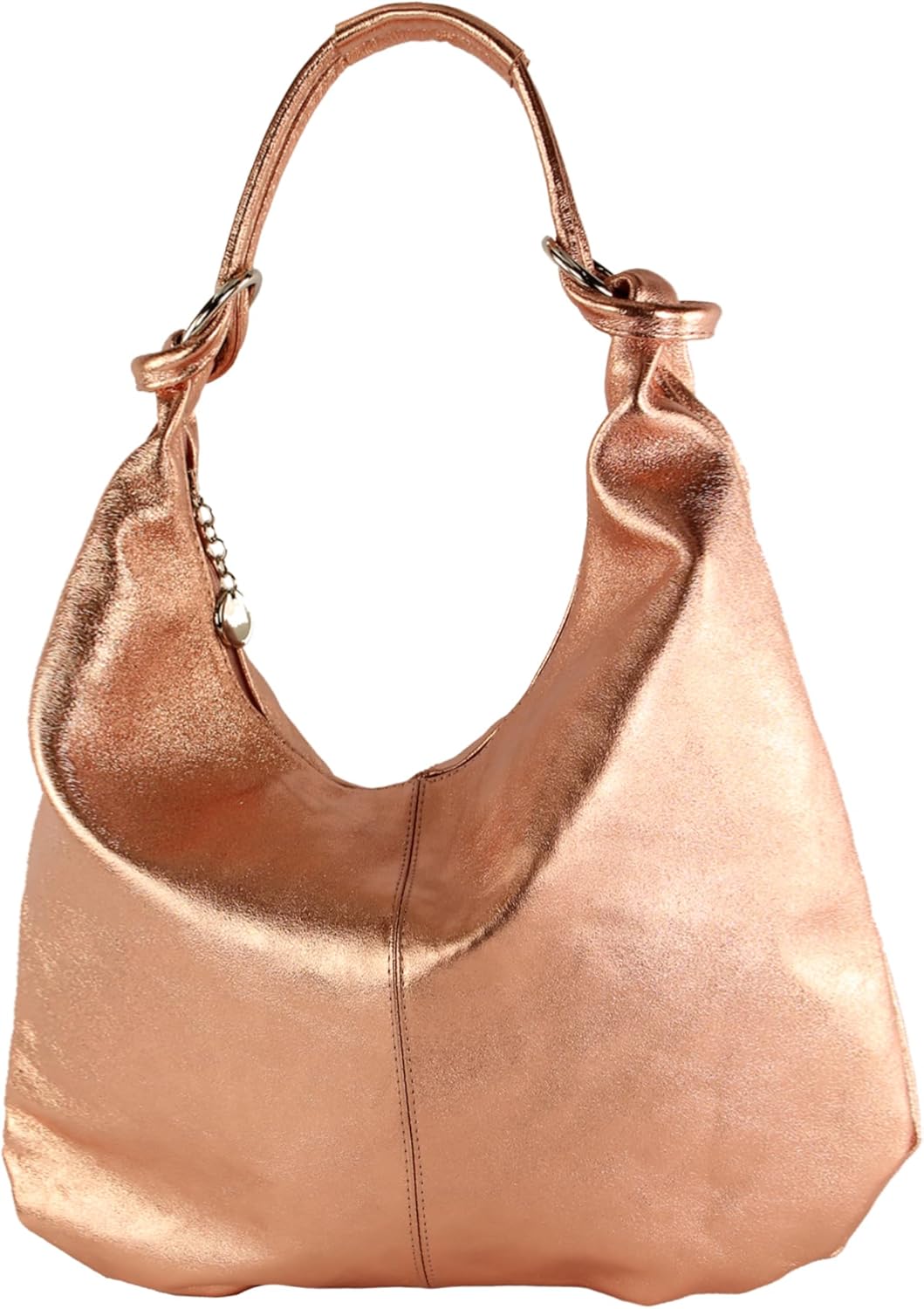 337 - ital shoulder bag hobo shopper leather