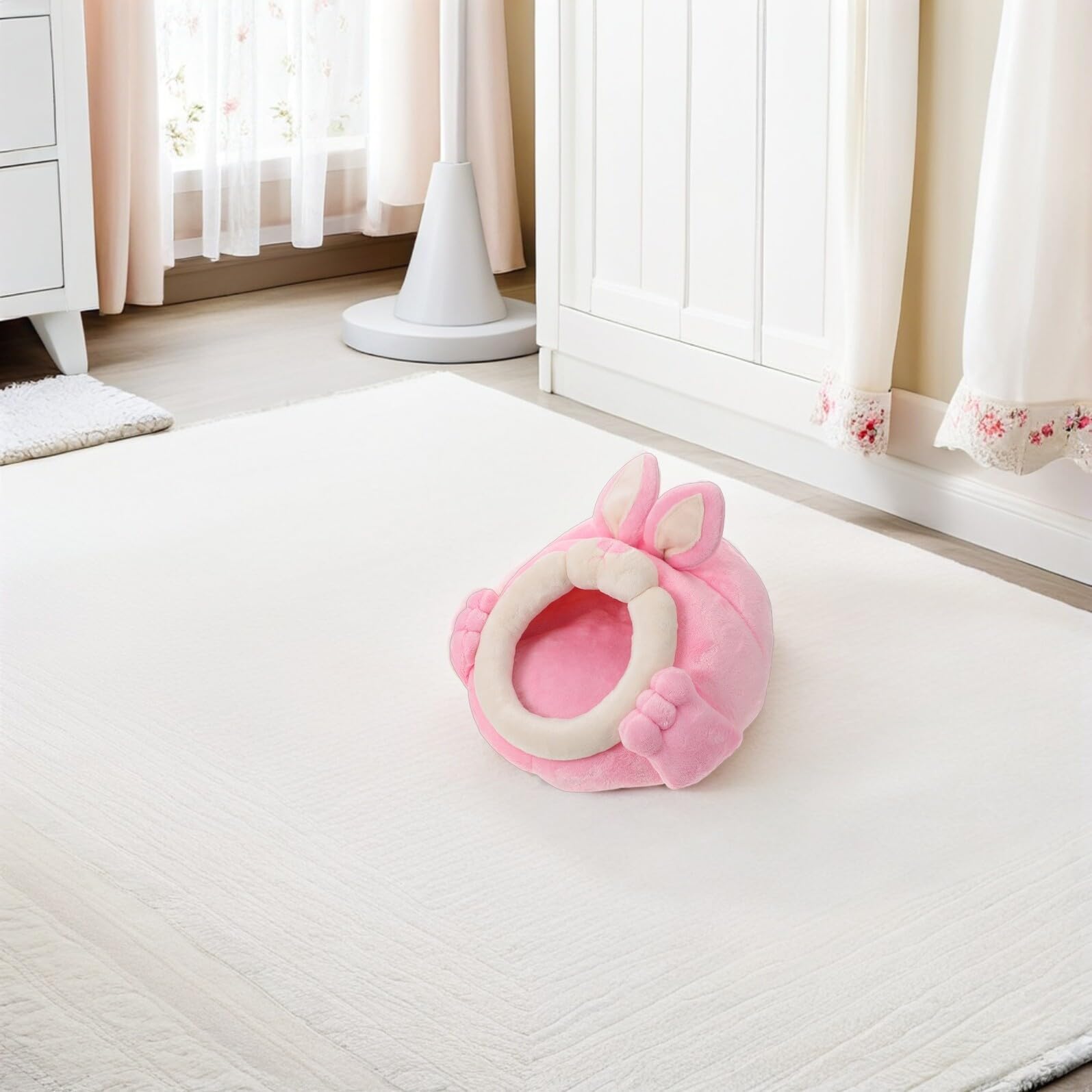 BESPORTBLE Hamsterhaus Hamsterversteck und Kleintierbett Tragbares Nest für Kaninchen und Meerschweinchen Warmes Winternest für Haustiere