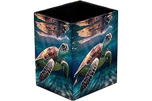 Charming Turtle Pencil Holder: A Touch of Marine Ambiance for Your Desk
