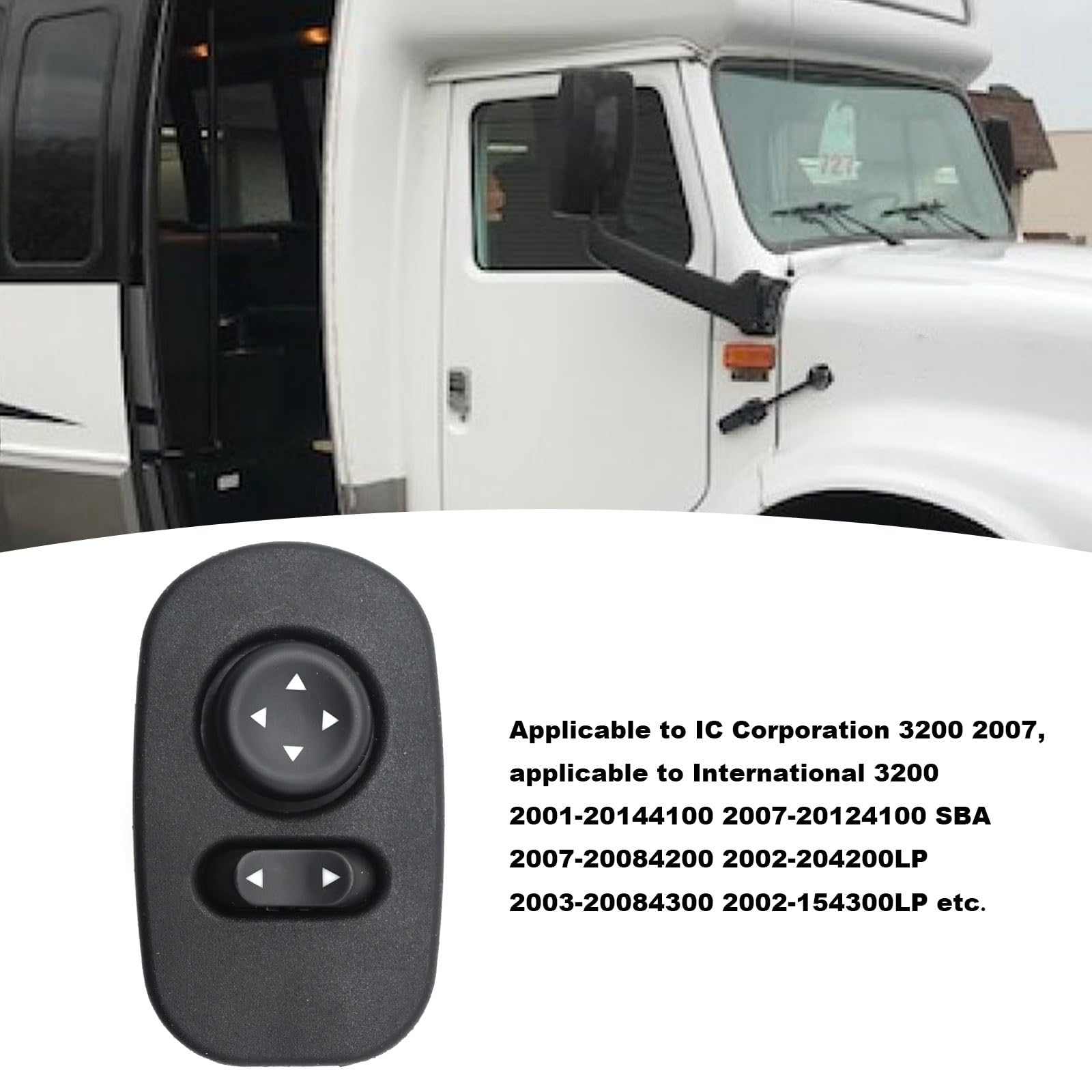 Rear Mirror Switch Button for International Truck 2209205C1 2505204C1 4084847C1 901-5126 9015126