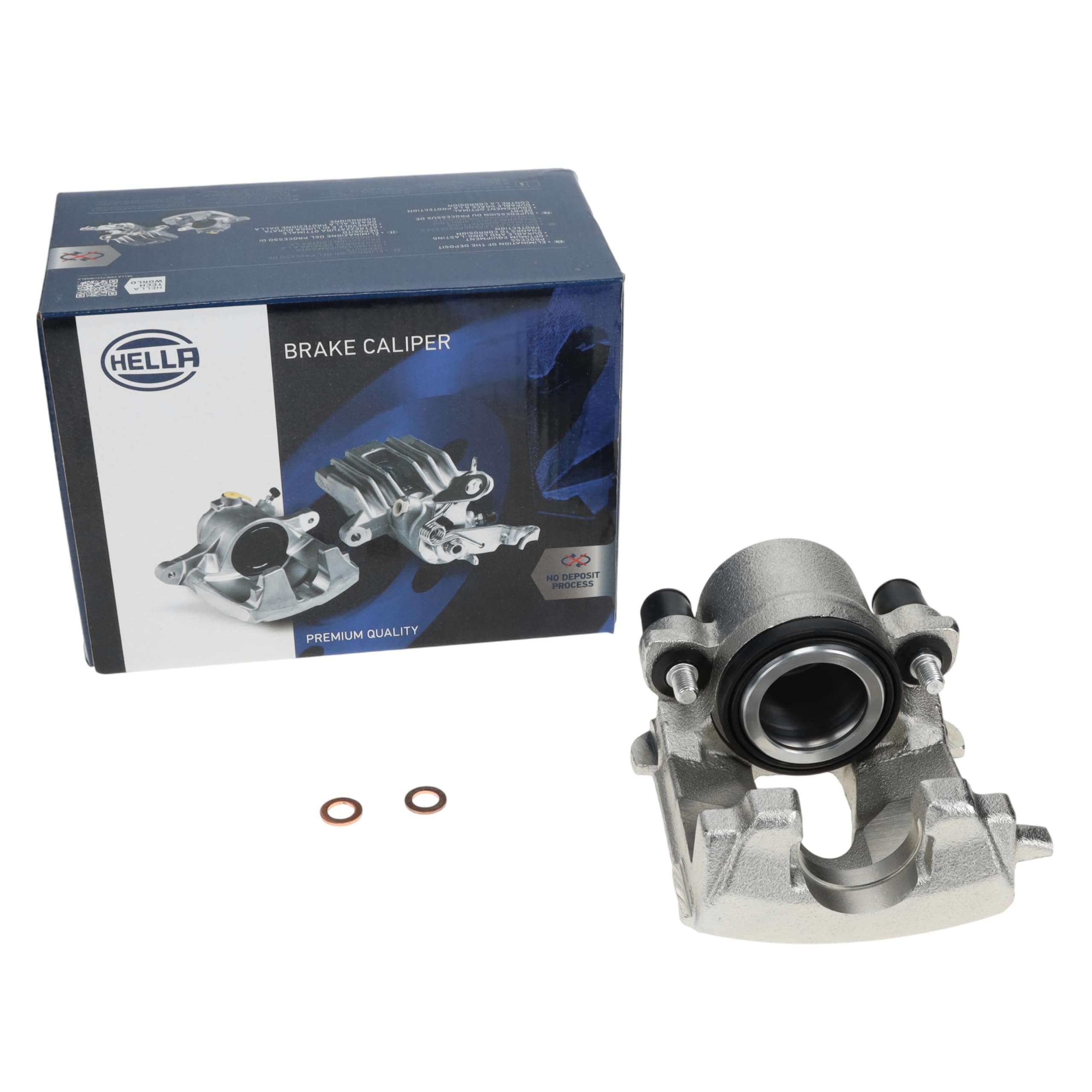 HELLA PAGID 8AN 355 789-​111 Pinza de freno AN8911 Sistema de frenos ATE Pieza nueva sin carcasa por ej. AUDI / SEAT / SKODA / VOLKSWAGEN Pieza nueva sin carcasa