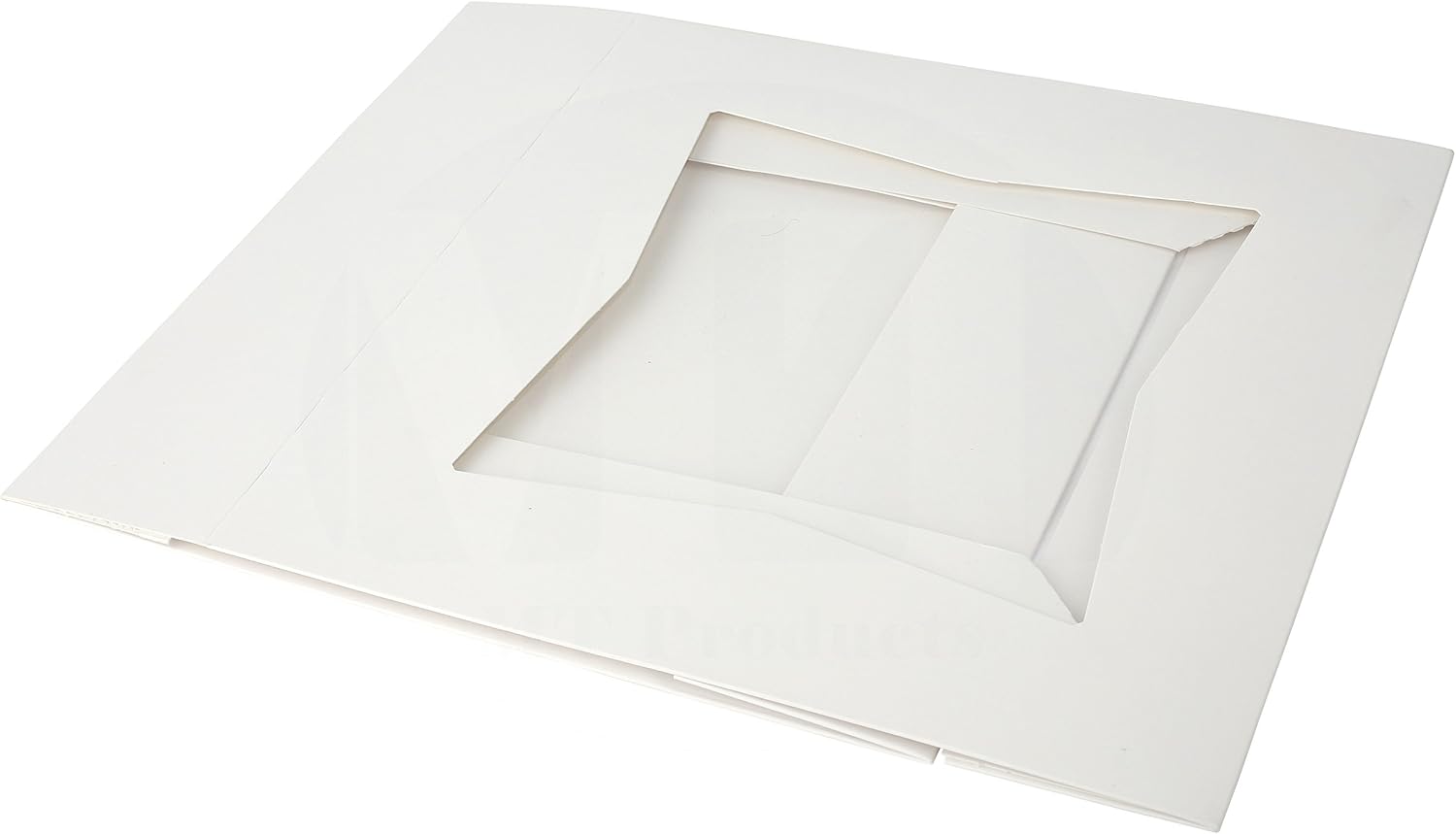MT Products White Pastry, Bakery Box - Keep Doughnuts, Cookies, Muffins Safe - Unique Auto Popup Feature And Clear Window Size 8" Length X 8" Width X 2 1/2" Height (10 Pieces) Made in The USA