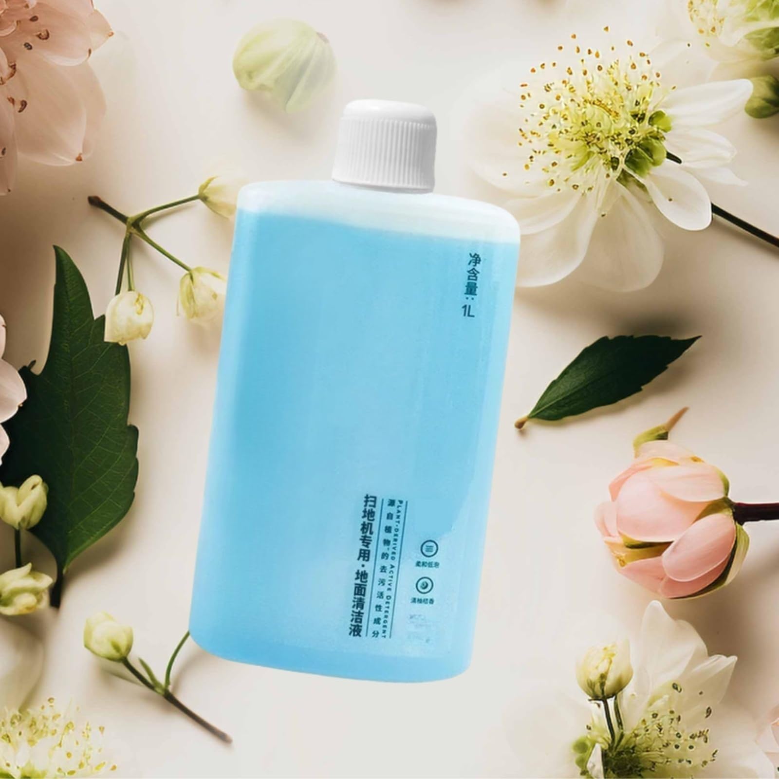 Bodenreiniger。 1L (33.82fl oz)。 Kompatibel für Roborock S8 MaxV Ultra / S8 Max Ultra / S8 Pro Ultra。 Reinigungsflüssigkeit。 Zubehör für Bodenwäscher, Bodenreinigungslösung(1PC)