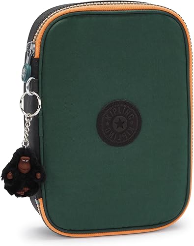 Vista 34 de Kipling - Estuche impreso para 100 bolígrafos para mujer, accesorios de organización, suministros de arte, maquillaje, organizador de viaje Aqua