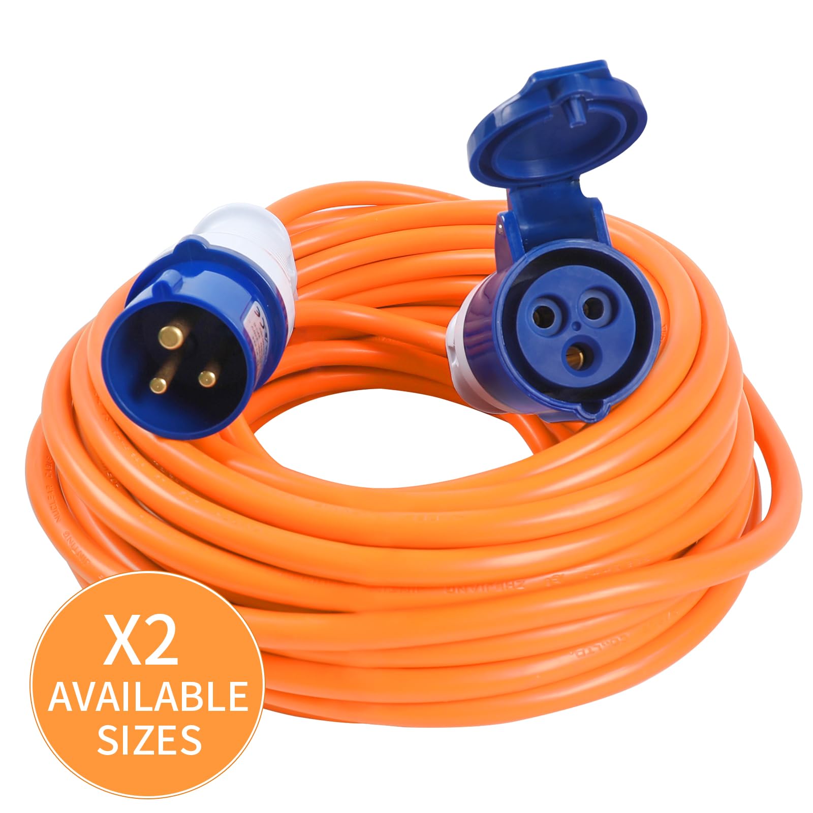 Cavo Di Prolunga Professionale 20 M / 400 V / 2,5 Mm&sup2; - Made In