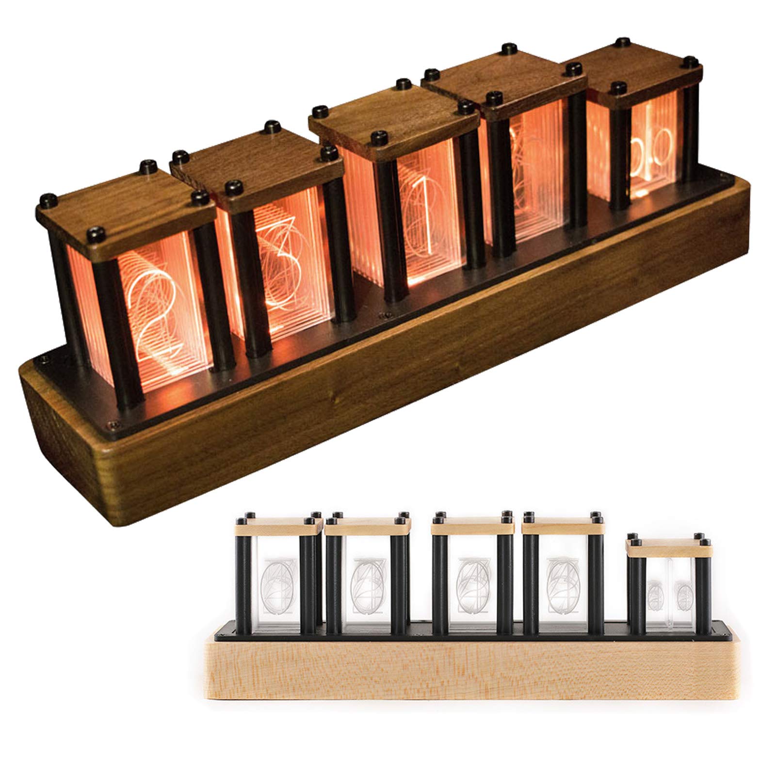 Buy EnweMahi Led Nixie Clock, Glow Digital Tube Clock with 6 Display