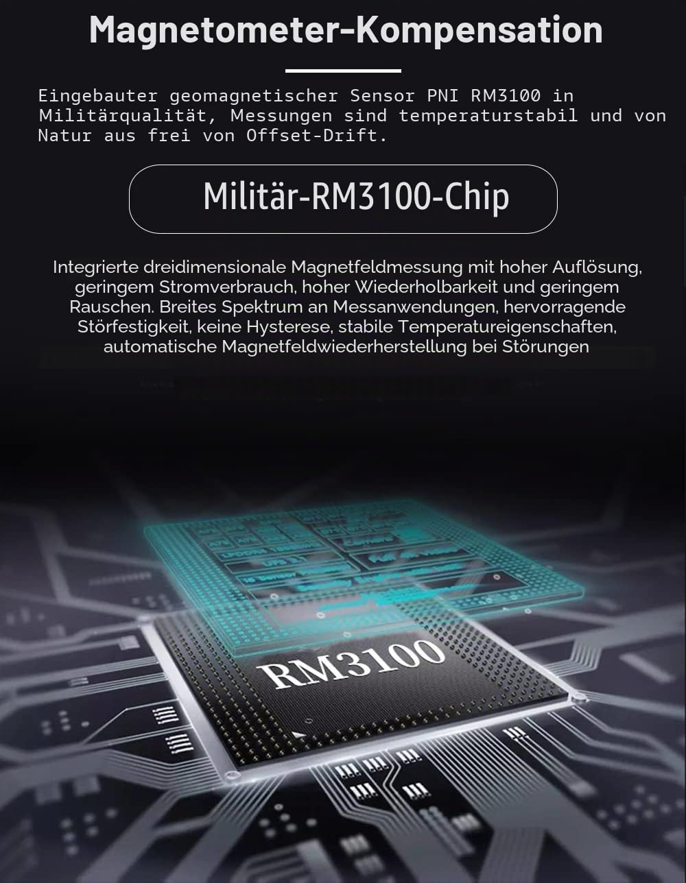 [Beschleunigungsmesser+Neigungsmesser in Militärqualität] HWT905-RS485 MPU9250 9-Achsen-Gyroskop+Winkel+ Digitalkompass mit Kalman-Filterung, Temperatur- und Magnetometerkompensation,IP67 wasserdicht