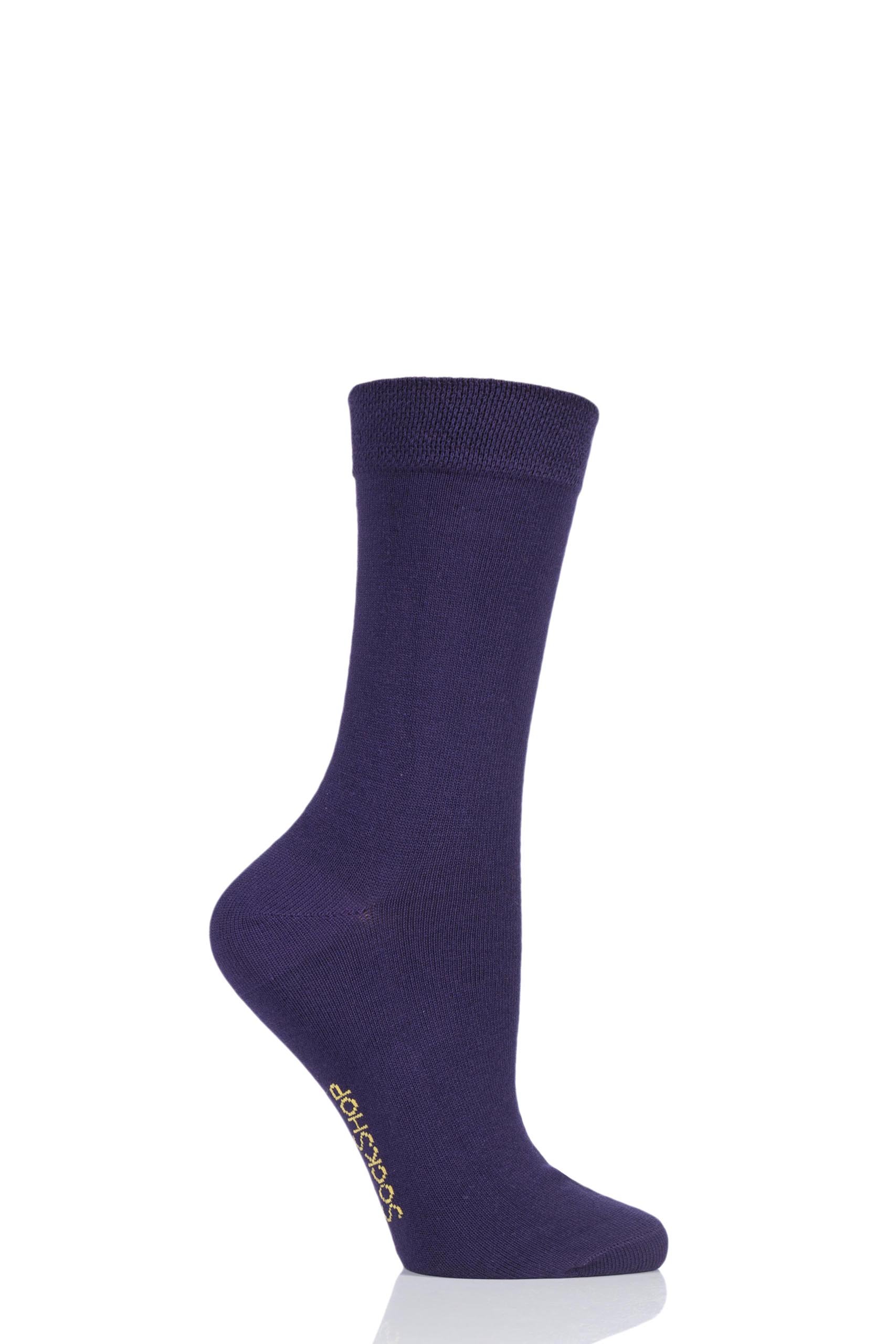 SockShop Women's Bamboo Socks - Plum - Size 4-8