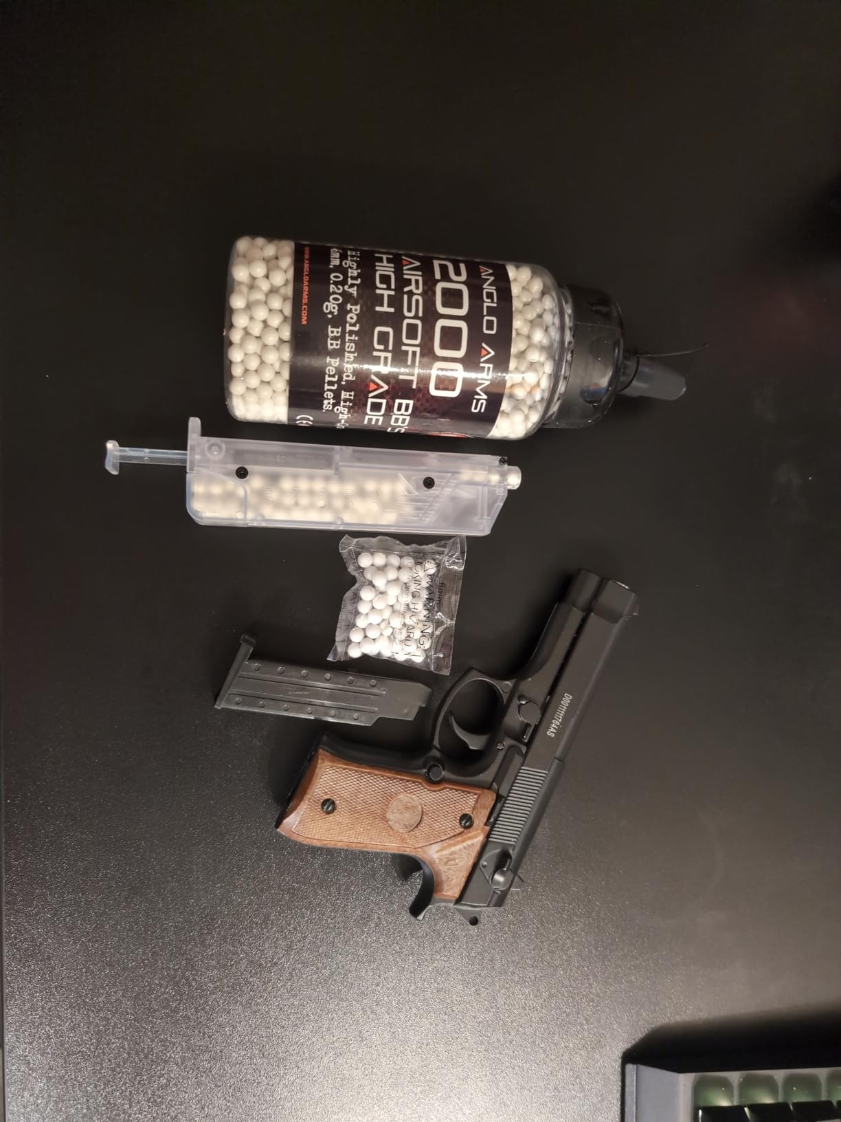 Umarex Airsoft Pistole 1911 HME – Federdruck, 0,5 Joule, Mit 100 BBs, Für Einsteiger & Training