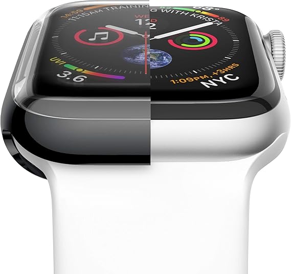 smiling apple watch 4 clear case