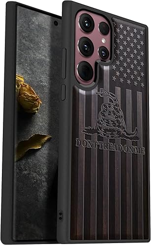 Carveit Funda de madera para Galaxy S22 Ultra 2022 madera natural y TPU suave a prueba de golpes, funda protectora de madera compatible con Samsung Carveit Funda de madera para Galaxy S22 Ultra 2022 madera natural y TPU suave a prueba de golpes, funda protectora de madera compatible con Samsung