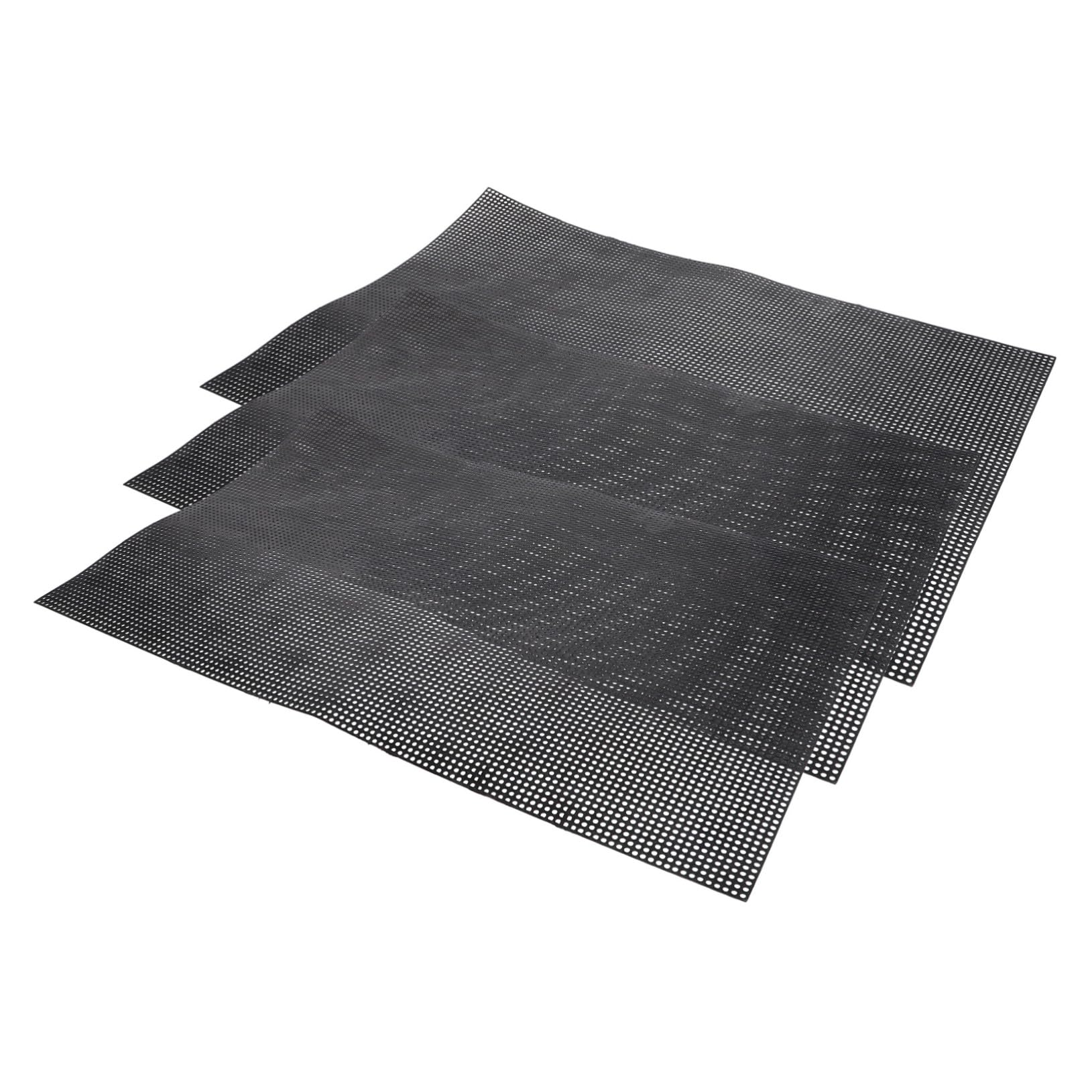 Black Eye Mesh 30 Pack Plastic Mesh Canvas Sheets - 7 Count Black