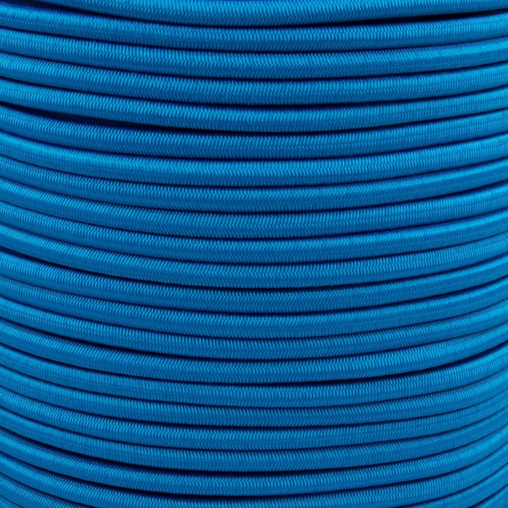West Coast Paracord Bungee Elastic Nylon Shock Cord (3/16 Inch x 100 Feet, Blue)