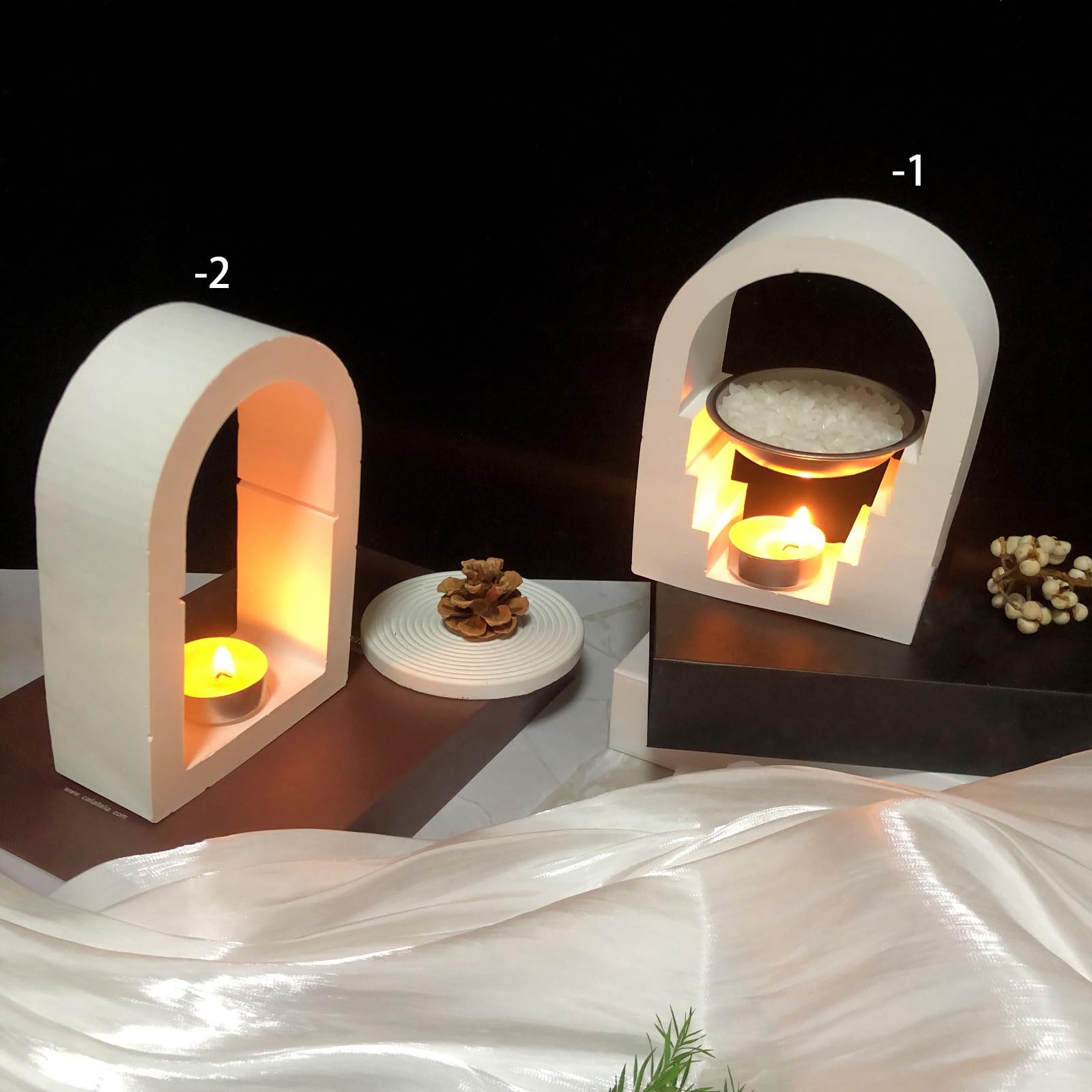 Moldes de silicona para aceites esenciales, moldes de resina epoxi para decoración de fiestas en el hogar