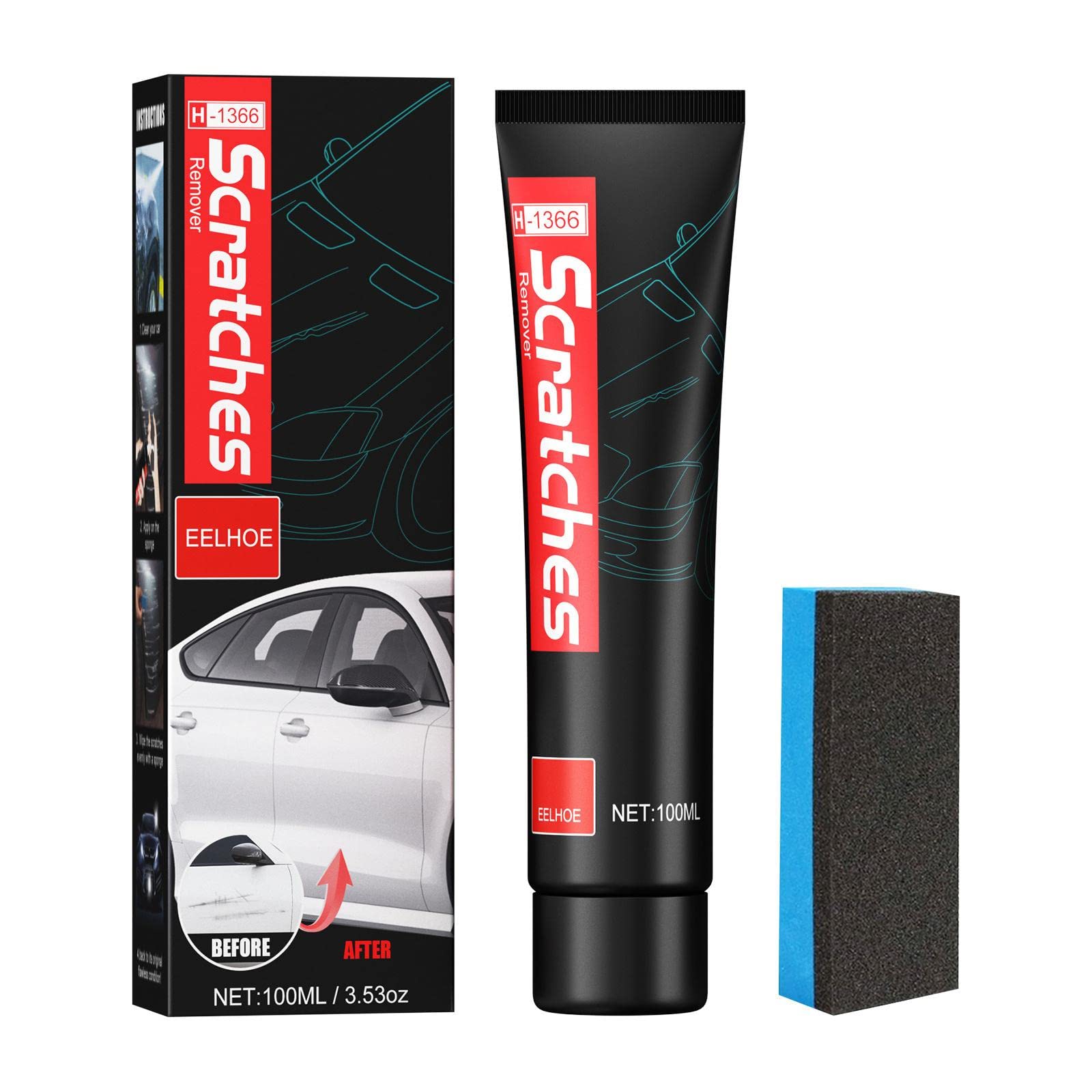 SECRET DESIRE Car Scratch Remover Polishing Tools Repair Paint Scratches Auto Accessories 60ml - Image 8 thumbnail