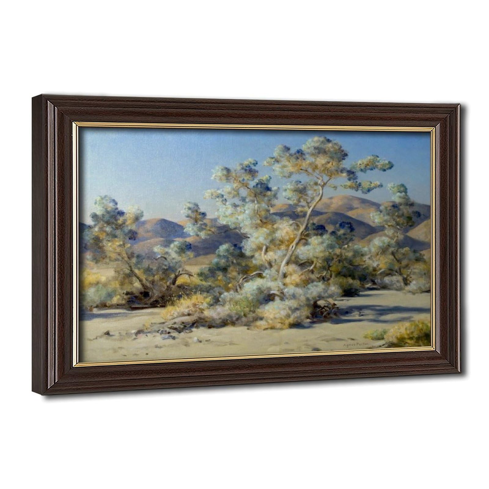 WCYB Smoketree by Agnes Pelton - Mystical Botanical, Symbolist Plant Scene, Ethereal Wall Prints Posters Canvas Deco Paintings Wall Art For Office Living R