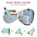 WRORUNER Larger Size Silicone Heat Resistant Mat for Hair Tools(12" x 9") gallery image