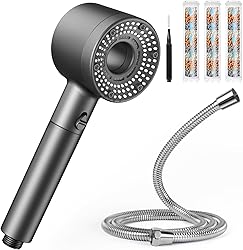 Blendura Hard Water Filter Shower Head with 3 Filters, 1.…