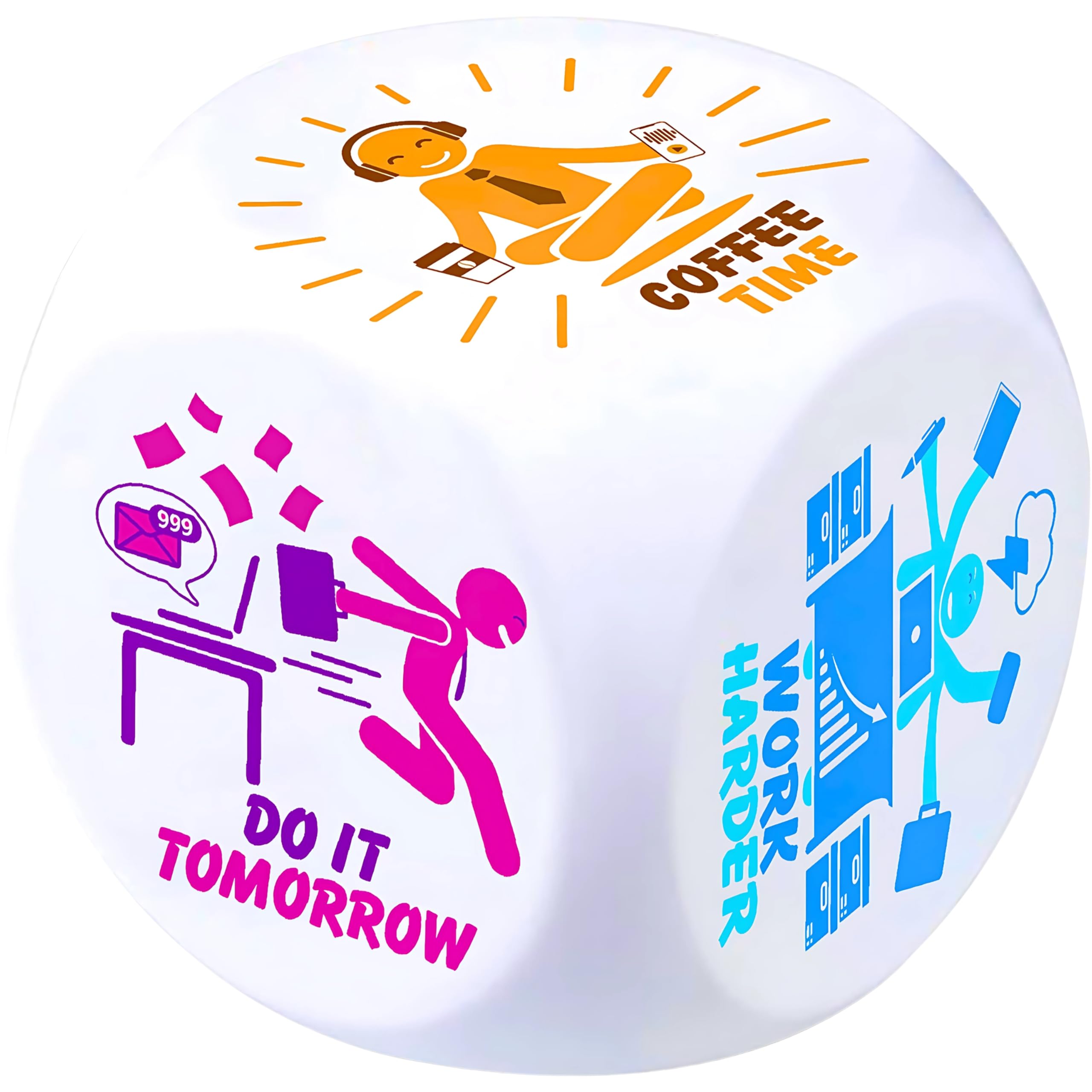Funny Coworker Gifts – Stress Relief Gifts for Women Men – Squishy Fidget Toys – Adult Fidget Toys – Stress Cubes – Stress Balls for Adults