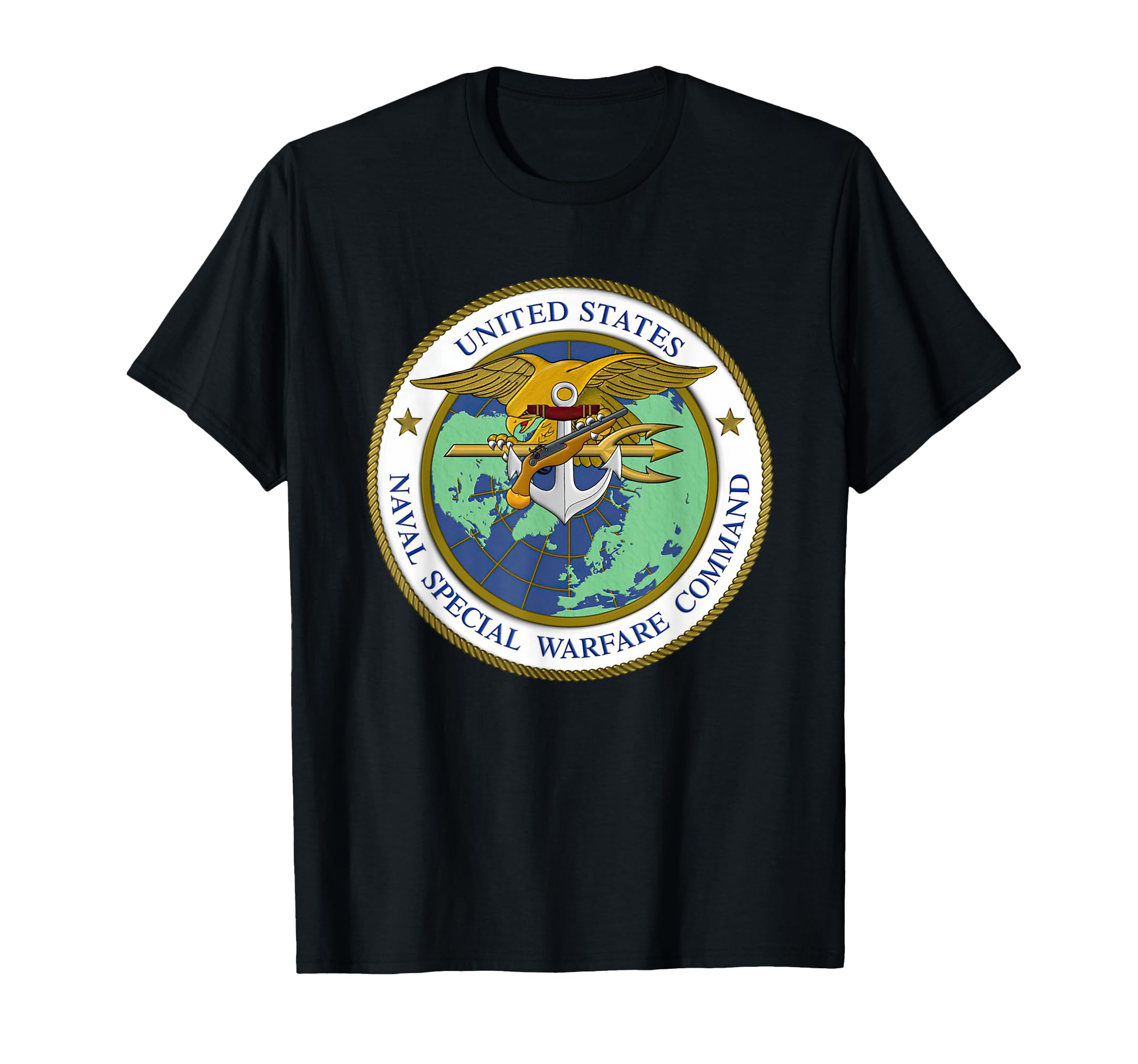 Amazon | アメリカ海軍特殊戦司令部NSWC軍退役軍人 Tシャツ | T