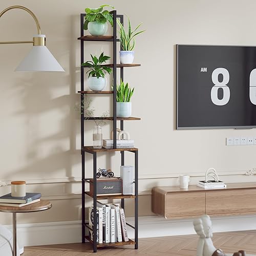 Miniatura 8 de Soporte para plantas de interior con luz de crecimiento, soporte alto de 7 niveles para plantas de interior, estante de metal con estantería y