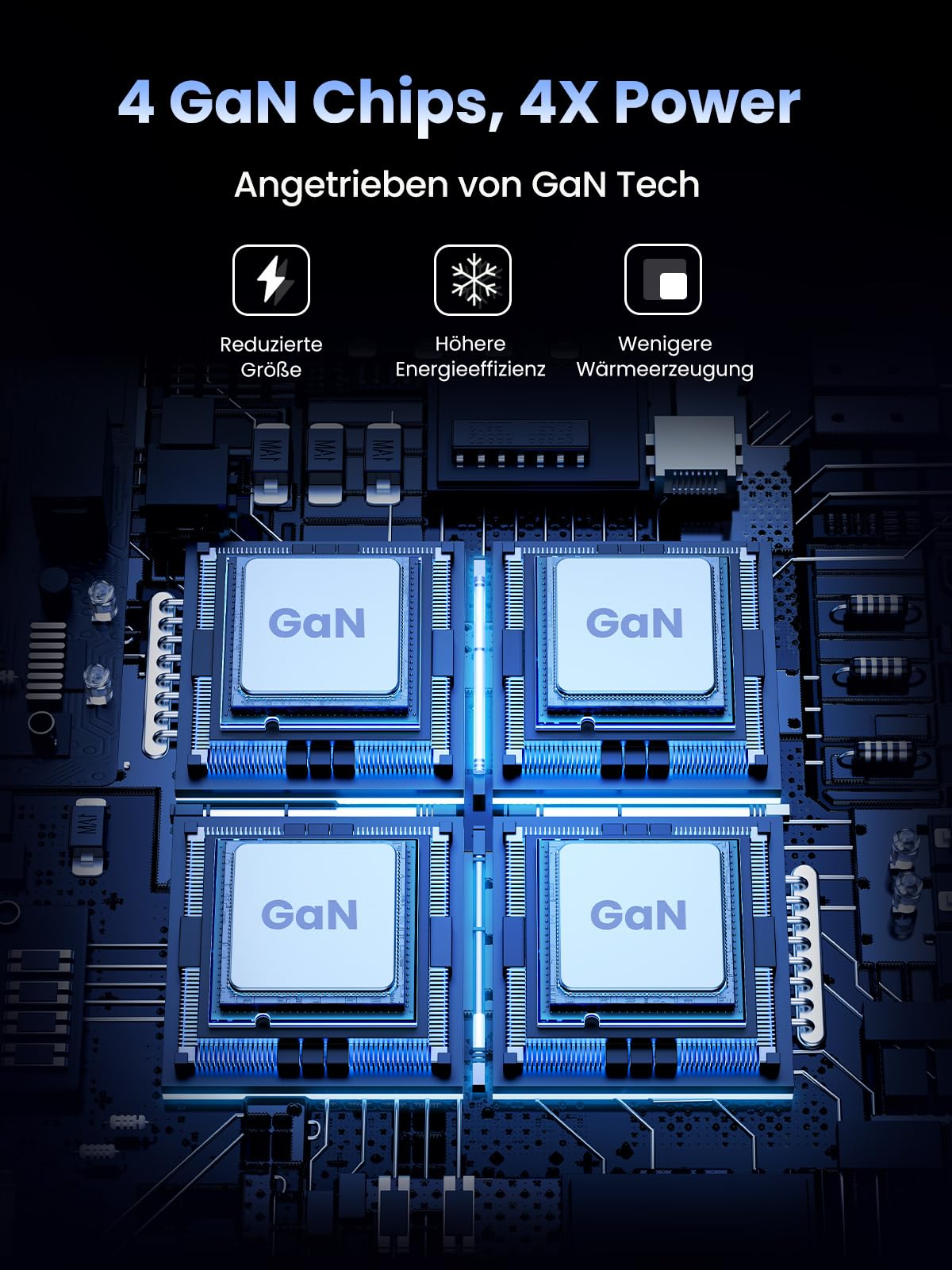 UGREEN Nexode Ladegerät 200W USB C PD Netzteil 100W+100W 6-Ports GaN Charger Mehrfach kompatibel mit MacBook Pro/Air M2 2022, iPhone 17 Pro Max/16, Galaxy S25 Ultra, S24