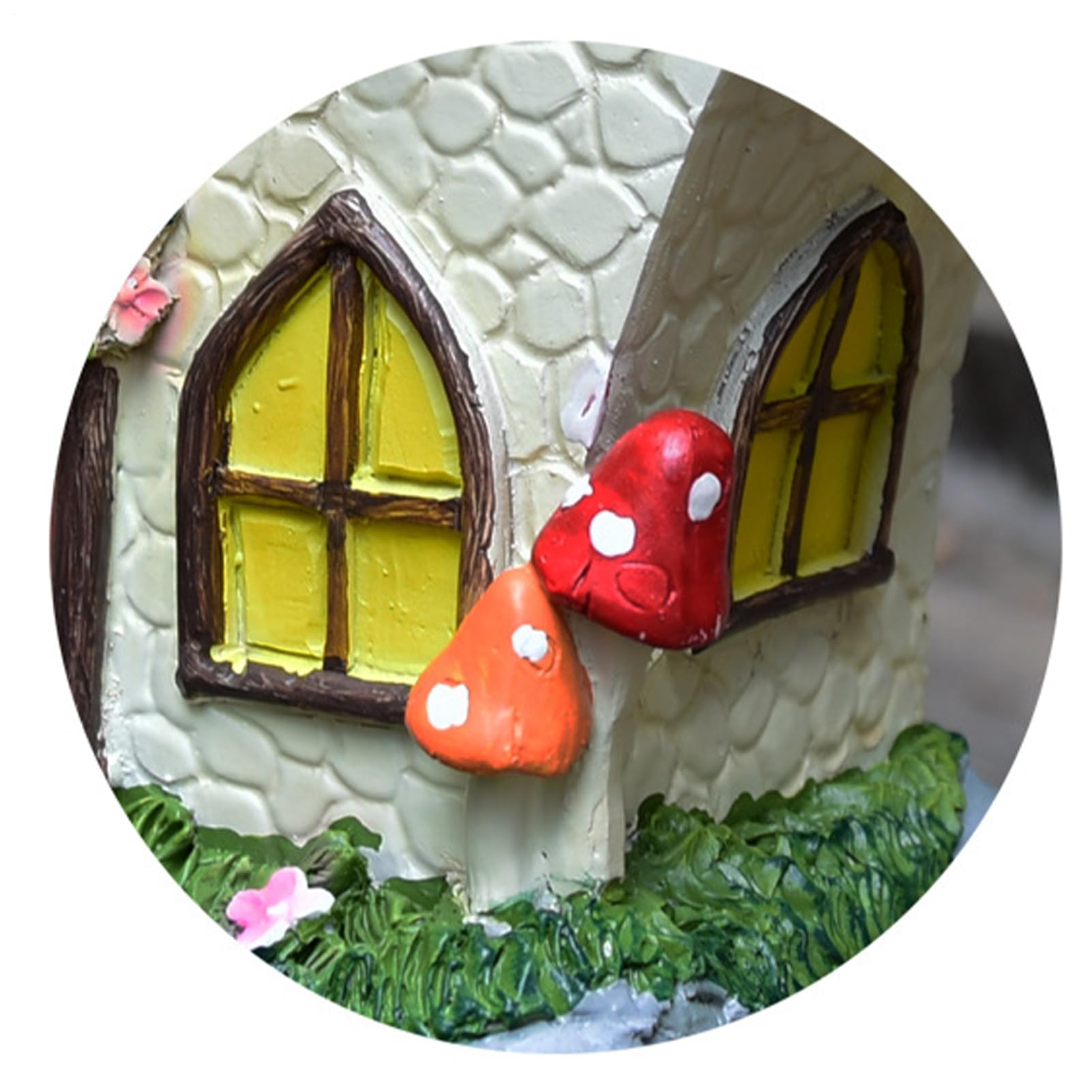 para pájaros | Refugio Resistente al Viento de 21 cm | con Cadena de Flores y Plantas diseño Impermeable para pájaros de Pinza, para árbol de, jardín, Patio, Parque