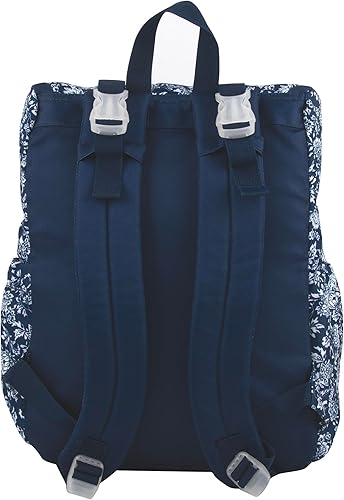 Miniatura 9 de Mochila de pañales floral multifunción y bolsa de pañales de viaje con cambiador y correas para cochecito