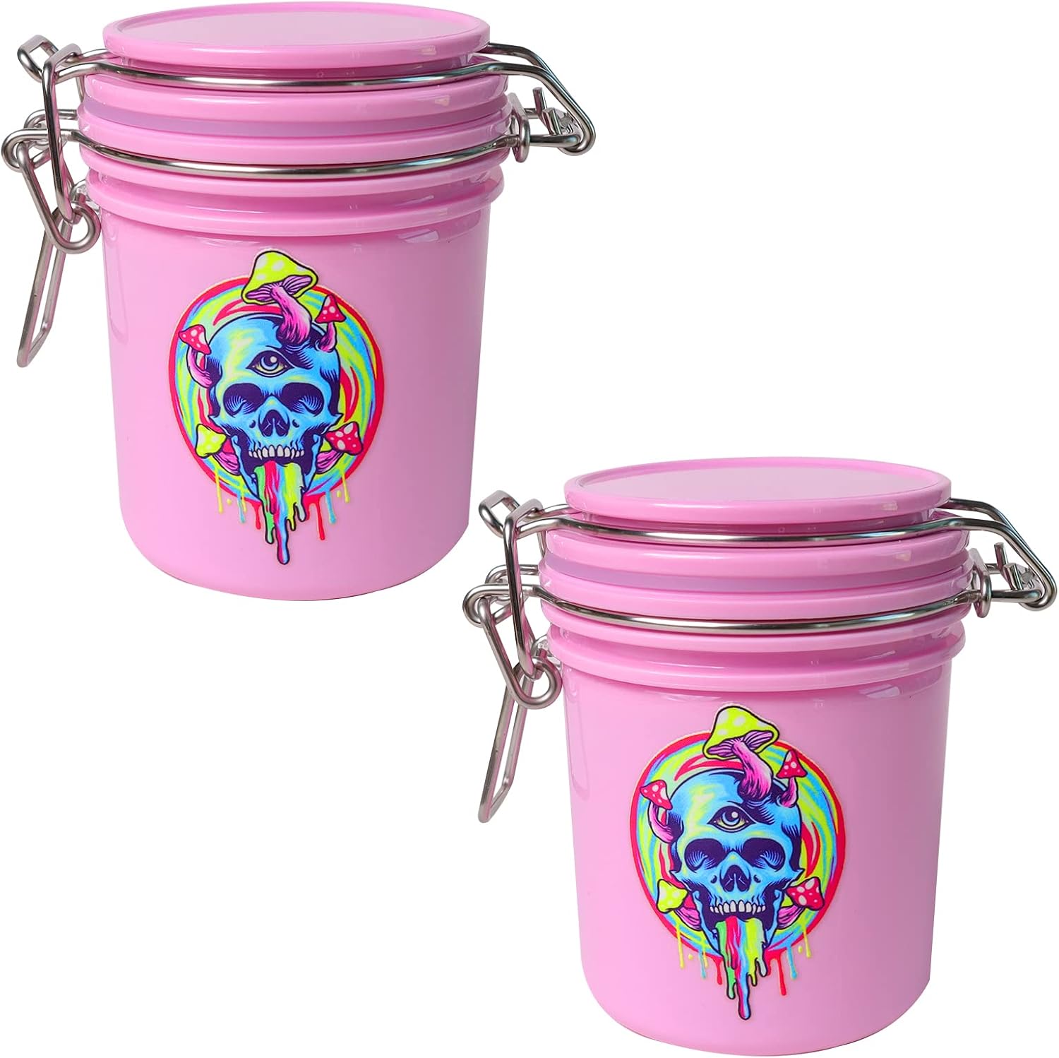 TAINESS Smell Proof Jar, Food Grade Smell Proof Containers, Stash Jar with Clamp Lid