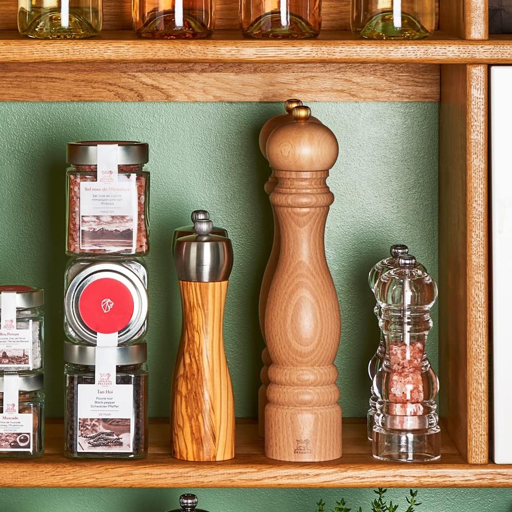 PEUGEOT, Bistro 10 cm Salt Mill, Classic Grind System, Made with PEFC Certified Wood, Lifetime Guaranteed Mechanism - Image 3