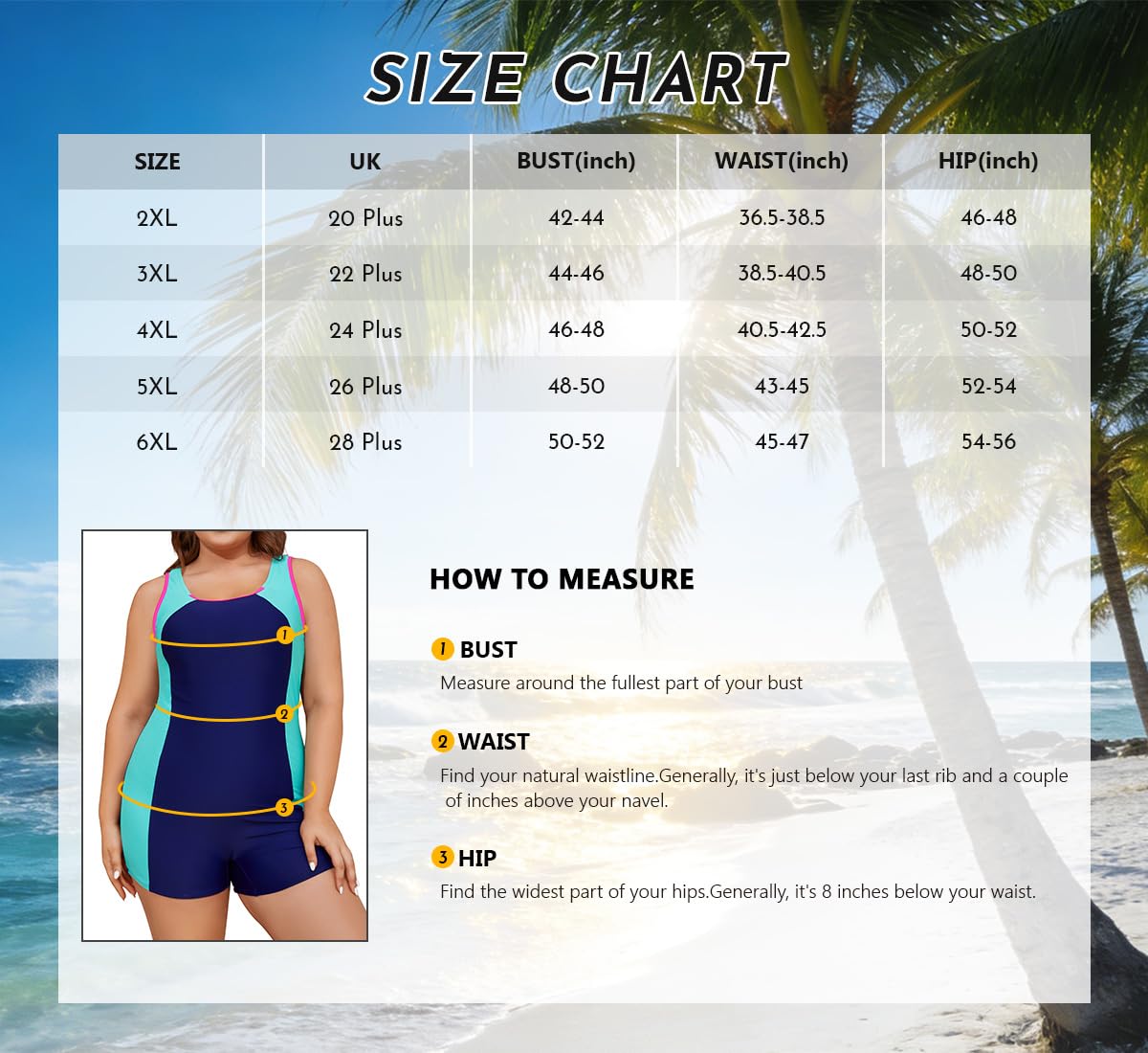SHEKINI Maillot de bain pour femme - Grande taille - Dos nageur - Maillot de bain athlétique modeste