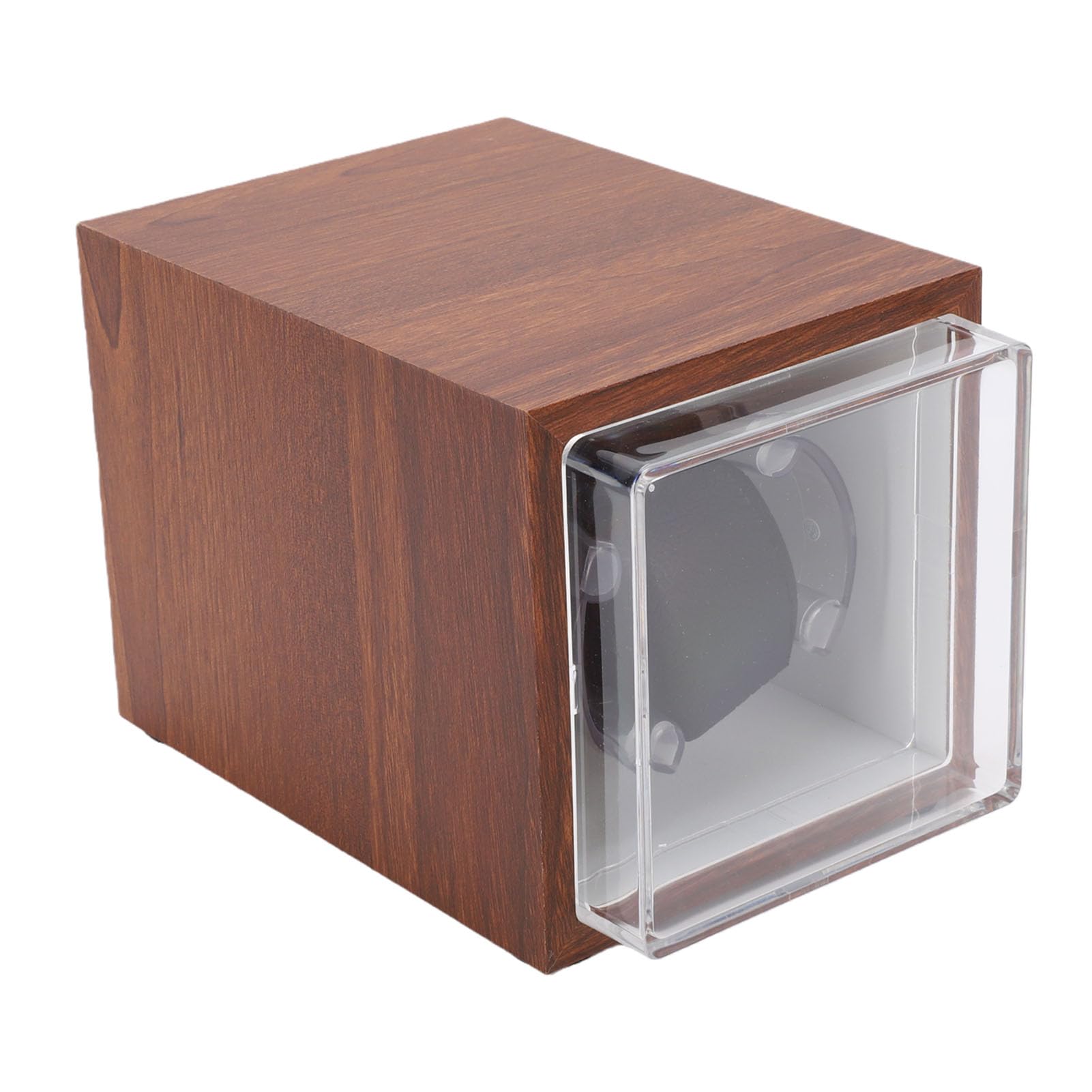 Ejoyous Caricaorologi Automatico, Caricaorologi Meccanico Silenzioso in ABS con 5 Direzioni di Rotazione, Cassa Singola Antimagnetica a Doppia Alimentazione per Display da Ufficio Domestico