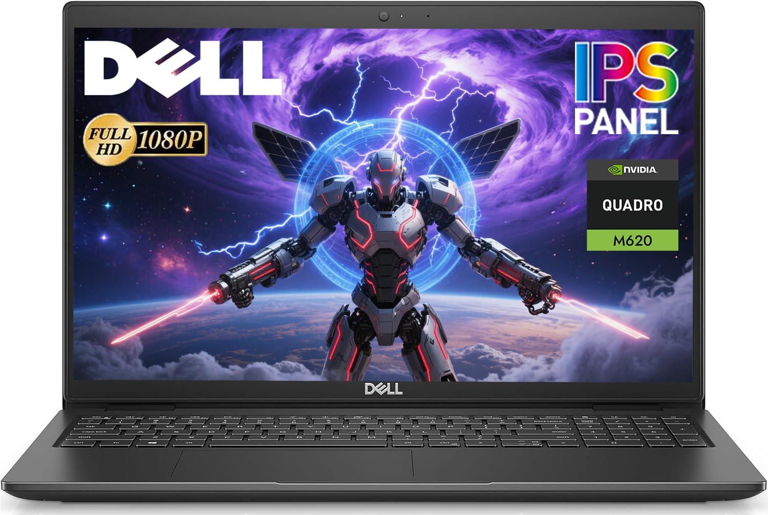 Dell Precision 3520 15,6" FHD Portable Professionnel, Intel Core i7-6820HQ, NVIDIA Quadro M620, 8 Go RAM, 256 Go SSD, Windows 11 Pro (reconditionné)