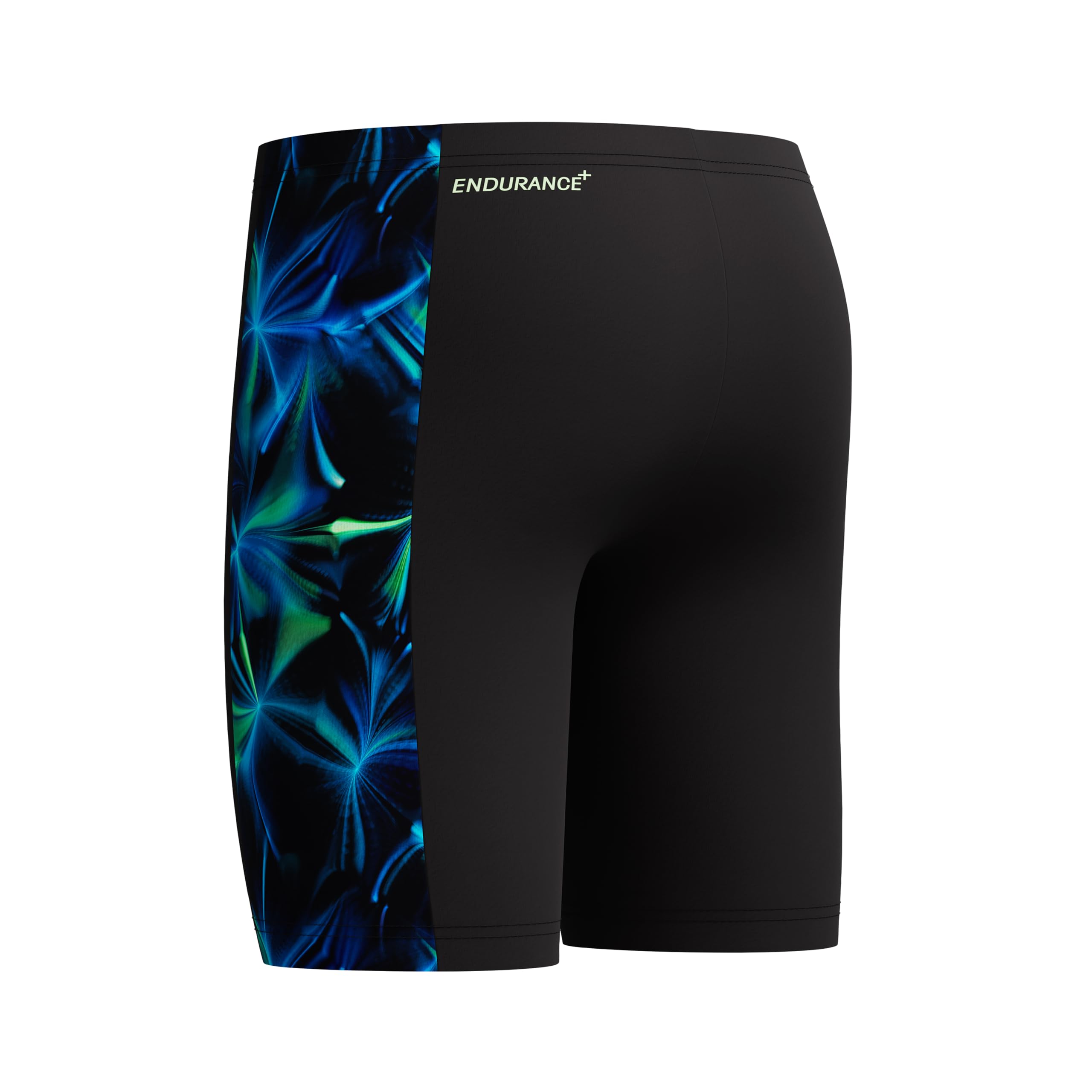 Speedo Jammer Badehose für Jungen, bedruckt, Anthrazit/Hellklee