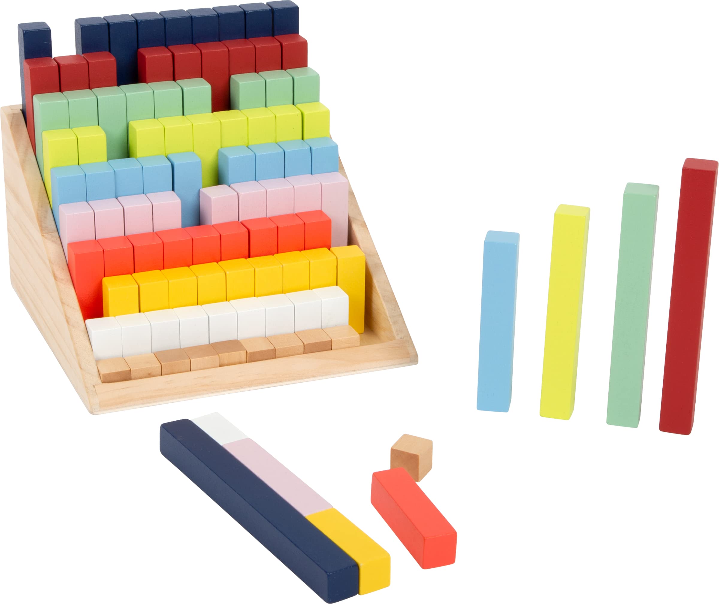 Small Foot Regoli Scatola didattica XL Educate in Legno, insegna Le nozioni dei Numeri, per Bambini dai 6 Anni, 12214