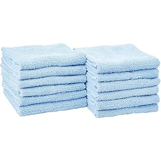 Simpli-Magic Cotton Hand Towels, 12 Pack, 16x27, Blue