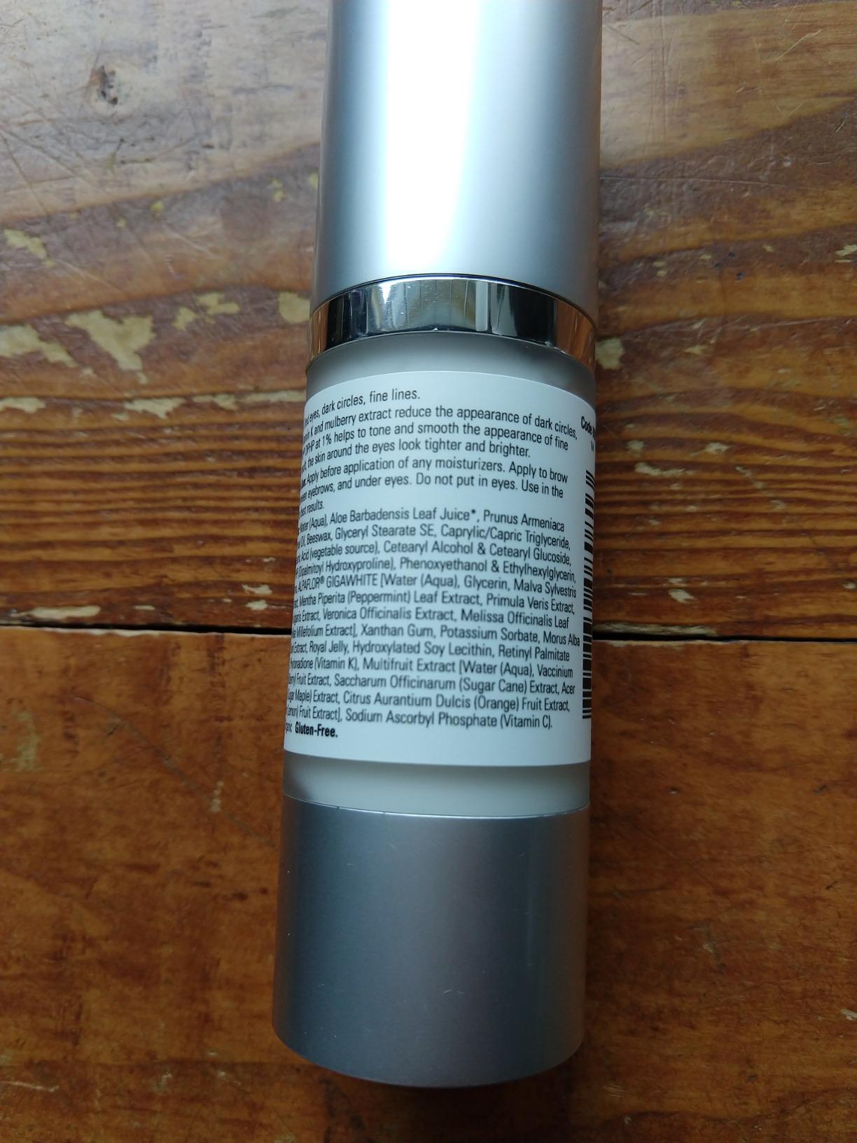 NOW Sports - Nutrition and Wellness NOW Foods Solutions, Eye Cream, 2 in 1 Correcting to Tighten and Brighten the Eye Area, 1-Ounce