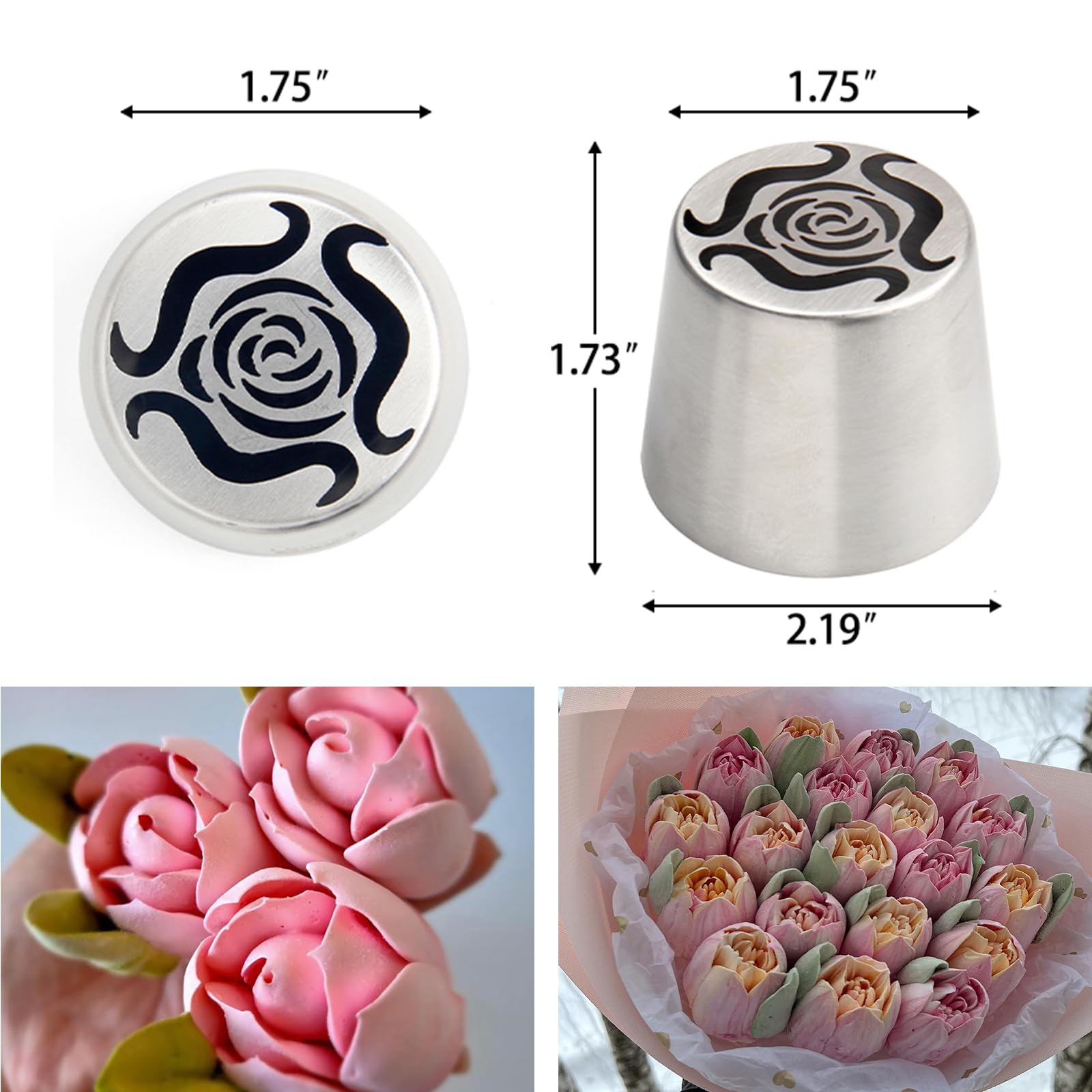 Russian Nozzle Flower Cake CAKE CRAFT LILY TULIP RUSSIAN PIPING - Main Image