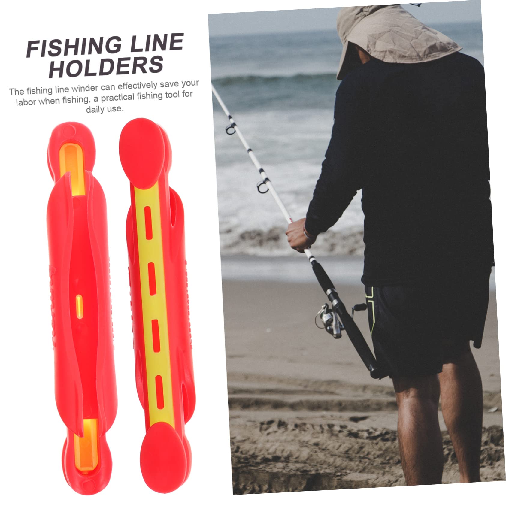 Porta Lenza Da Pesca - Supporto Avvolgitore E Organizer Per Bobine - Previene Nodi E Torsioni - ABS E Spugna