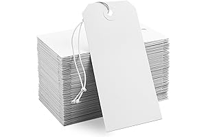 100 Count Shipping Tags with Attached Strings