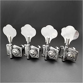Guitar Tuning Pegs Electric Bass Tuner Peg Black Guitar Open Gear Tuning Pegs Machine Heads For Bass Replacement (Color : 2R2L x2set)