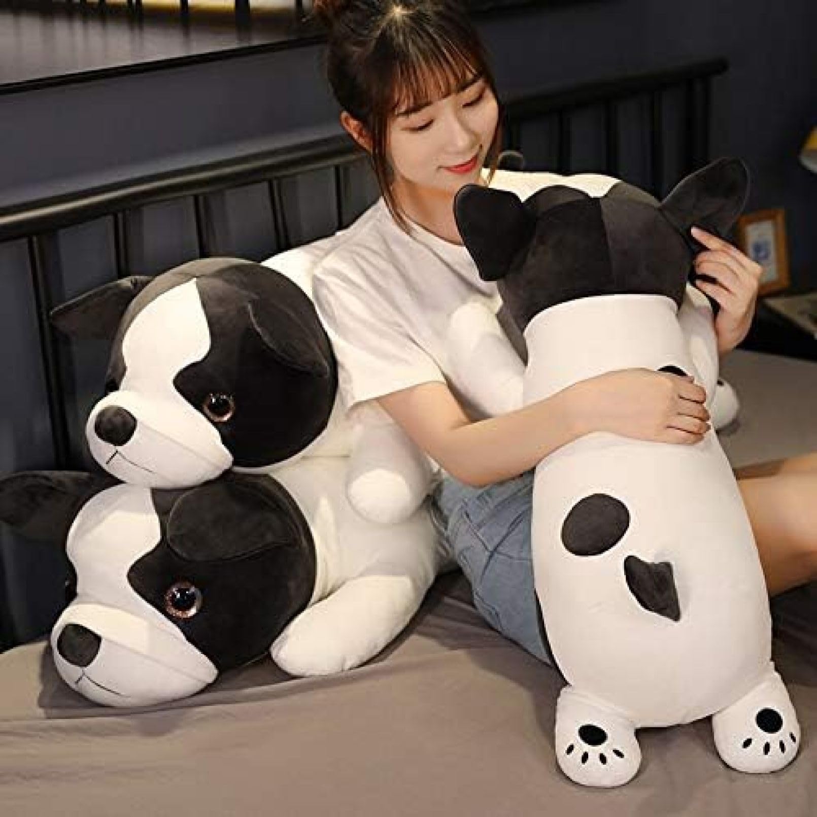 抱き枕 犬ぬいぐるみ フレンチブルドッグ 添い寝枕 120cm 柔らかい 特- Amazon｜抱き枕 ぬいぐるみ フレンチブルドッグ ぬいぐるみお もちゃス
