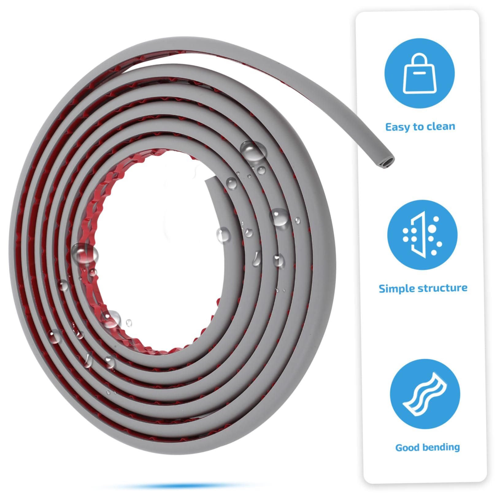 Homoyoyo De Protección del Cable De Tierra para Ocultar Cables Pared Metros Color Gris para Montaje De TV y Organización Oficina o Hogar