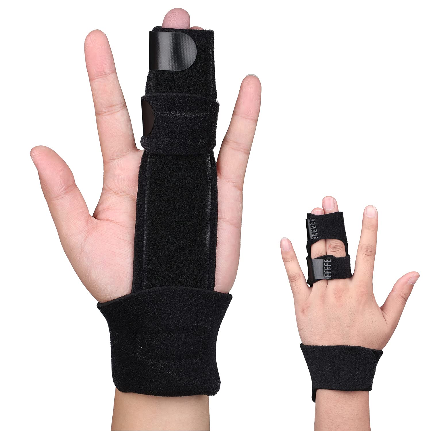 Buy Fracture 2 Fingers Splint Trigger Finger Adjustable Brace, Metal