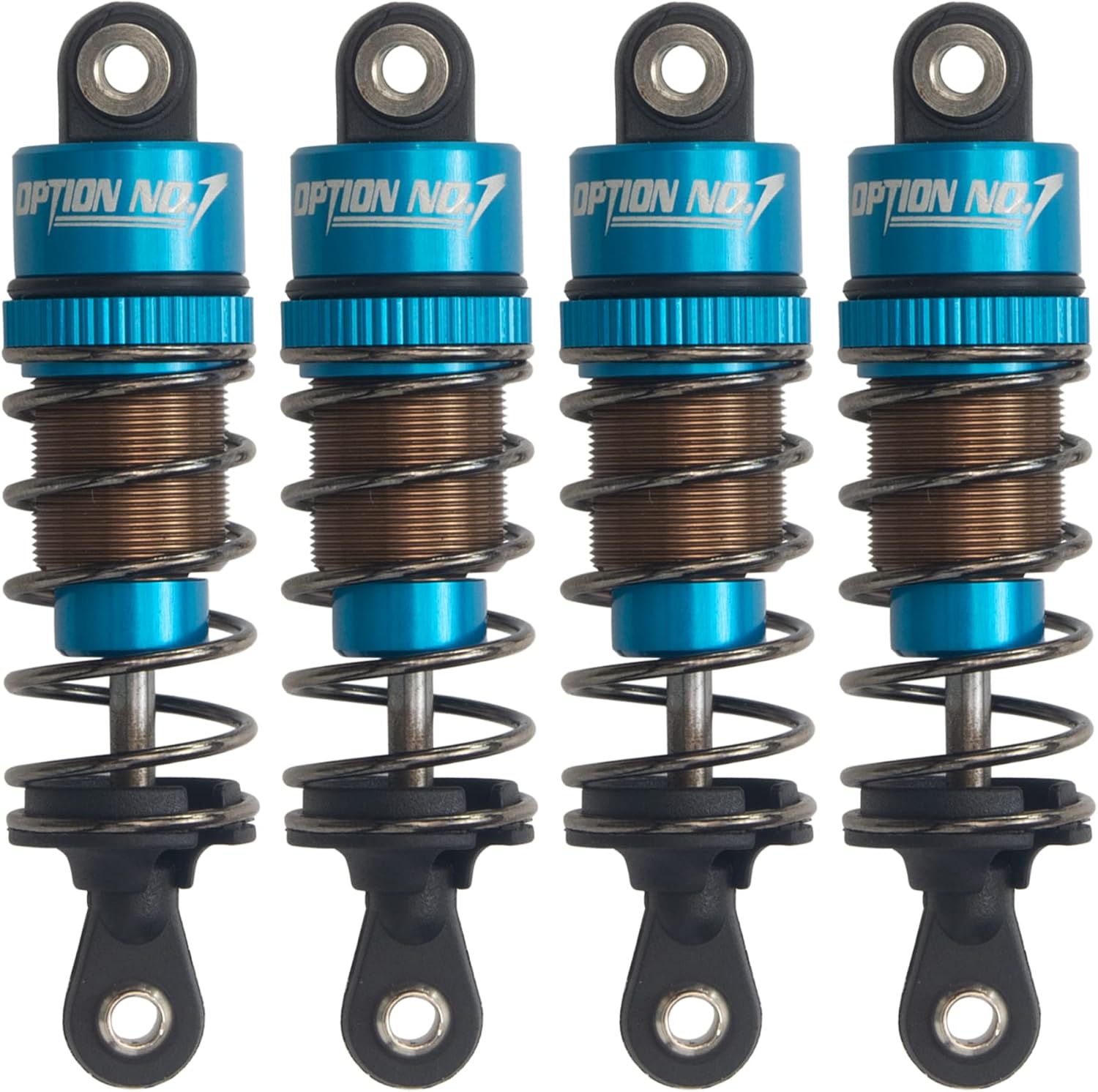 Aluminum Alloy Oil Shock Absorber 62mm Adjustable Damper Set For Tamiya TT-01 TT-02 RC On-Road Car Upgrade Parts